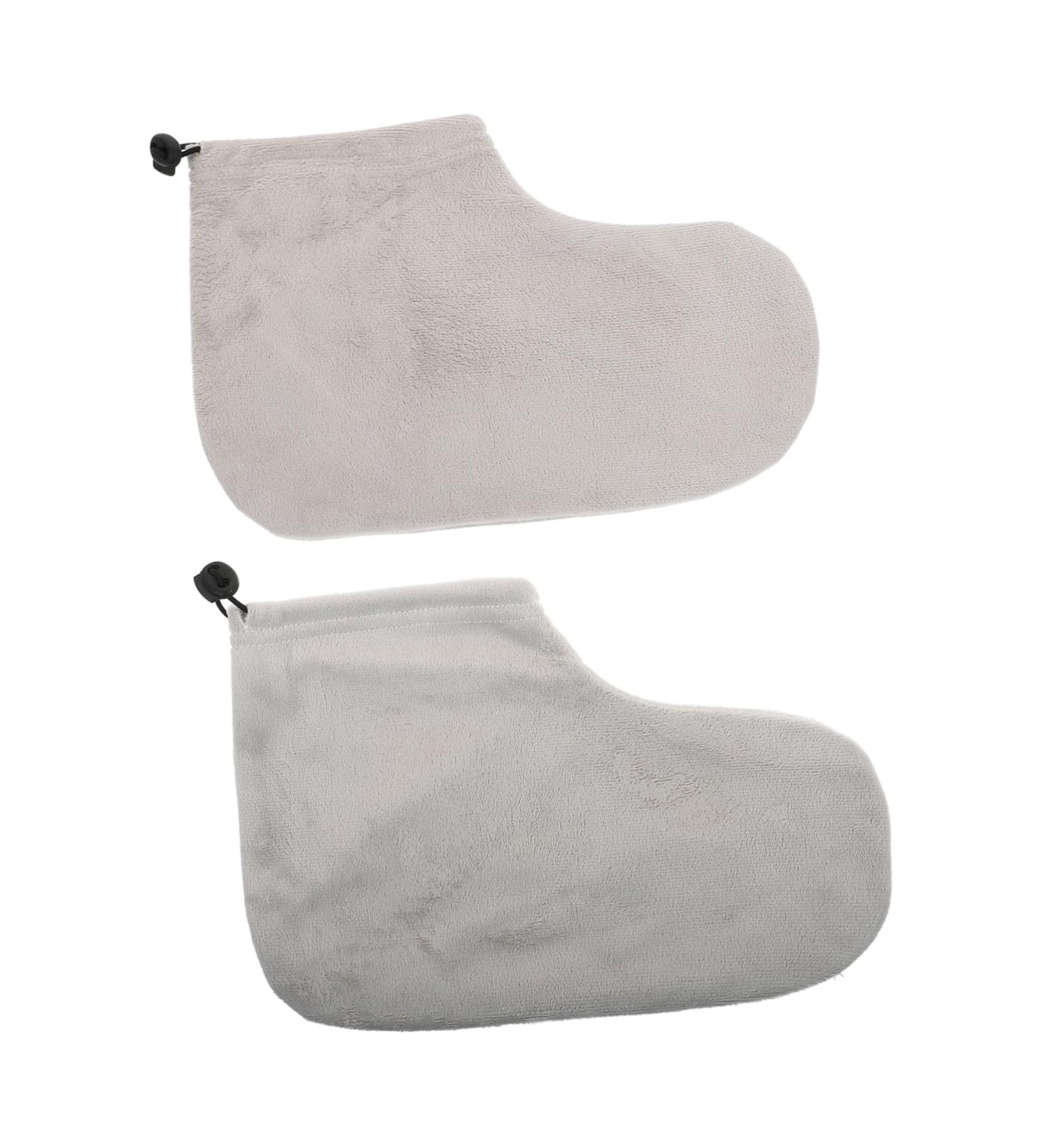 Healeved 1 Pair Wax Therapy Warm Foot Cover Hands Paraffin Wax Socks Karite Foot Skin Care Foot Therapy Warming Cover Beauty Wax Therapy Foot Wrapping Cover Practical Foot Spa Wrap Plush - Buy Online on GoSupps.com