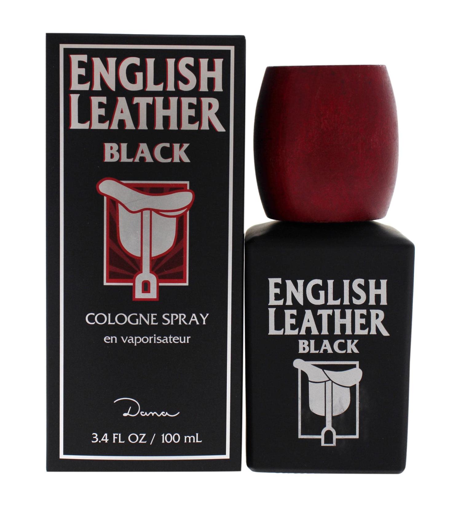 English Leather Black by Dana for Men 3.4 oz Cologne Spray a Leather fragrance for men 3.4 Fl Oz (Pack of 1) - Buy Online on GoSupps.com