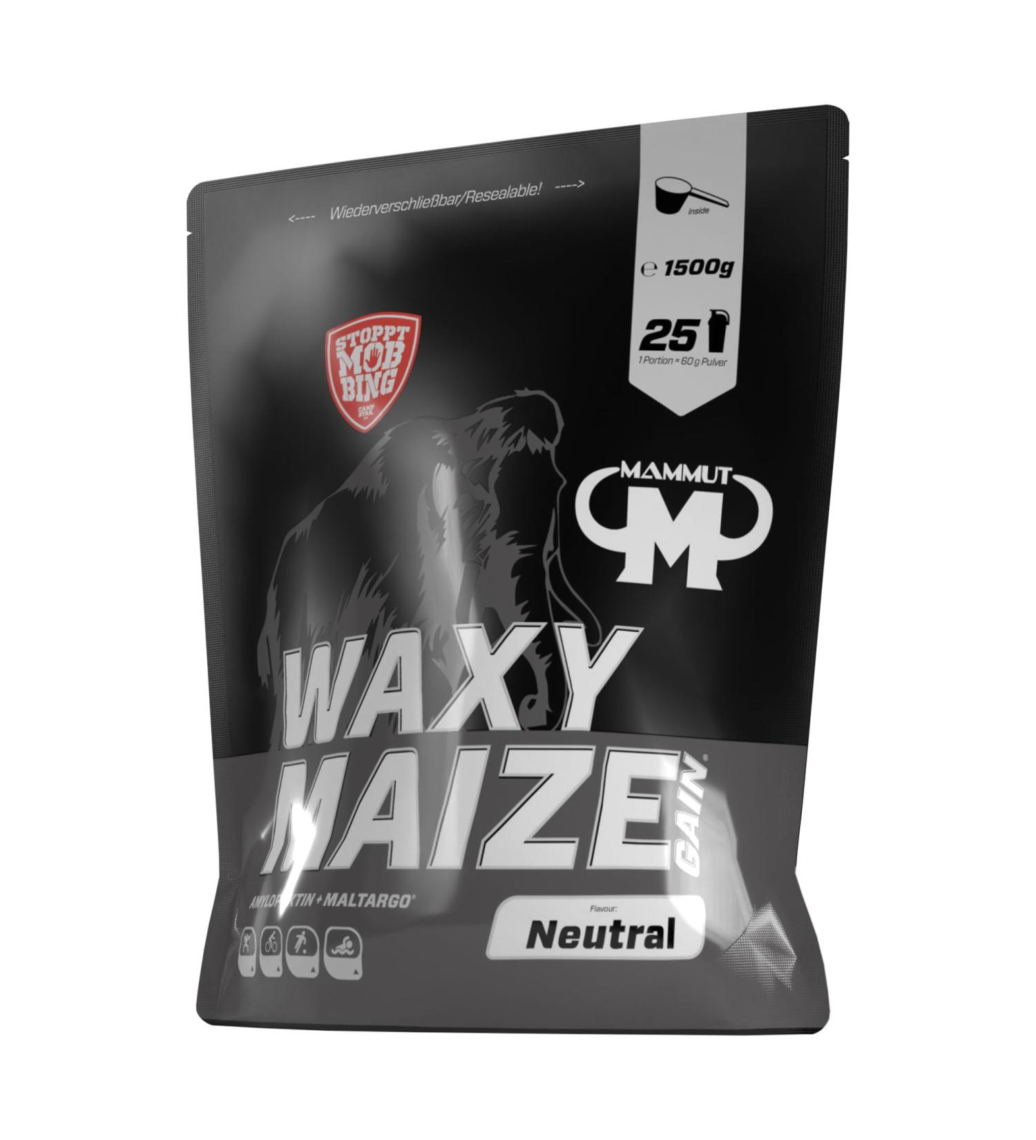 Mammut Waxy Maize Gain Amylopectin + Maltargo 1500g - Premium Energy & Recovery Supplement for Optimal Performance - Buy Online on GoSupps.com