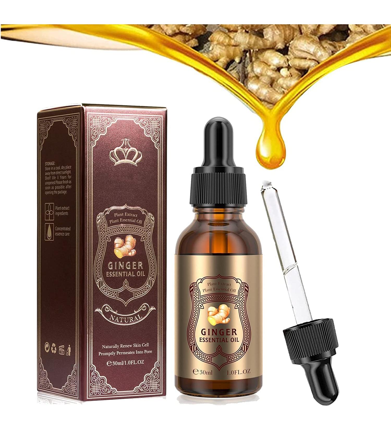 Premium Lymph Cleanse Herbal Detox Oil - Apolloostory Ginger Massage Oil for Relaxation & Stress Relief (1 Pc) | International Shipping Available - Buy Online on GoSupps.com