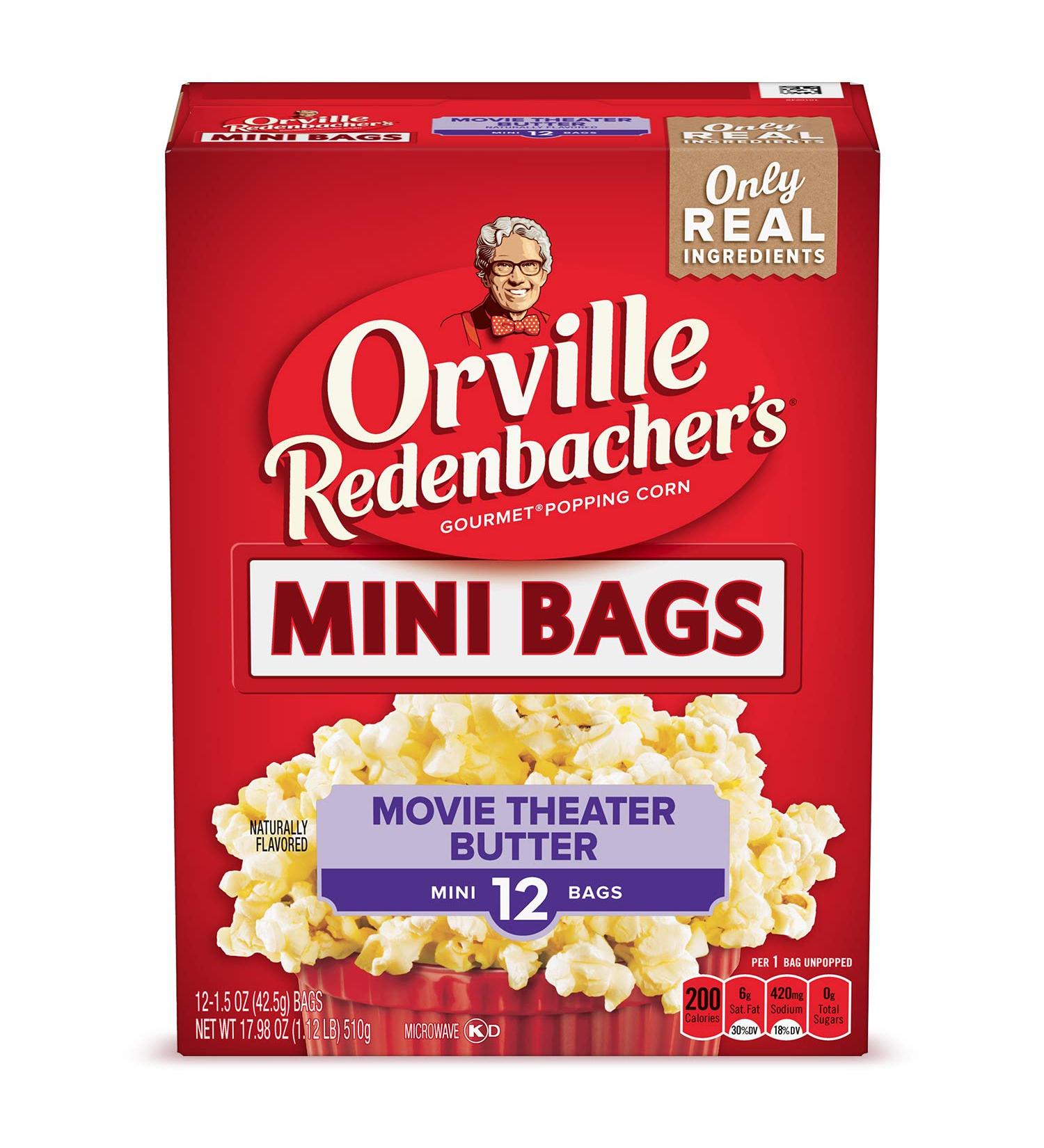 Orville Redenbacher's SmartPop! Kettle Corn Popcorn 1.5 oz - 12 Count (Pack of 6) - Butter Flavor - Buy Online on GoSupps.com