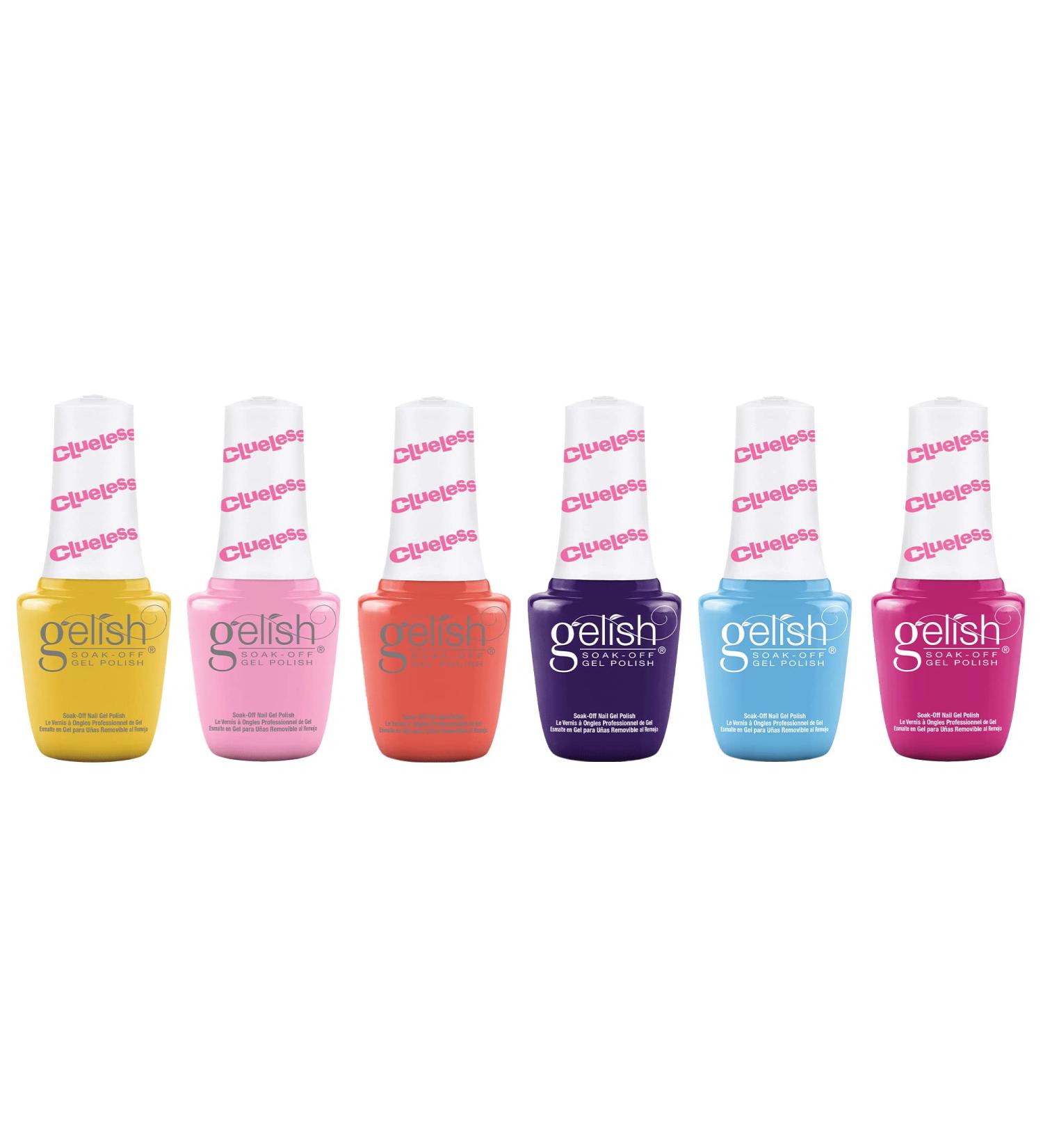 Gelish Mini Clueless Collection 9 mL Set - 6 Color Pack | Soak Off Gel Nail Polish - Buy Online on GoSupps.com