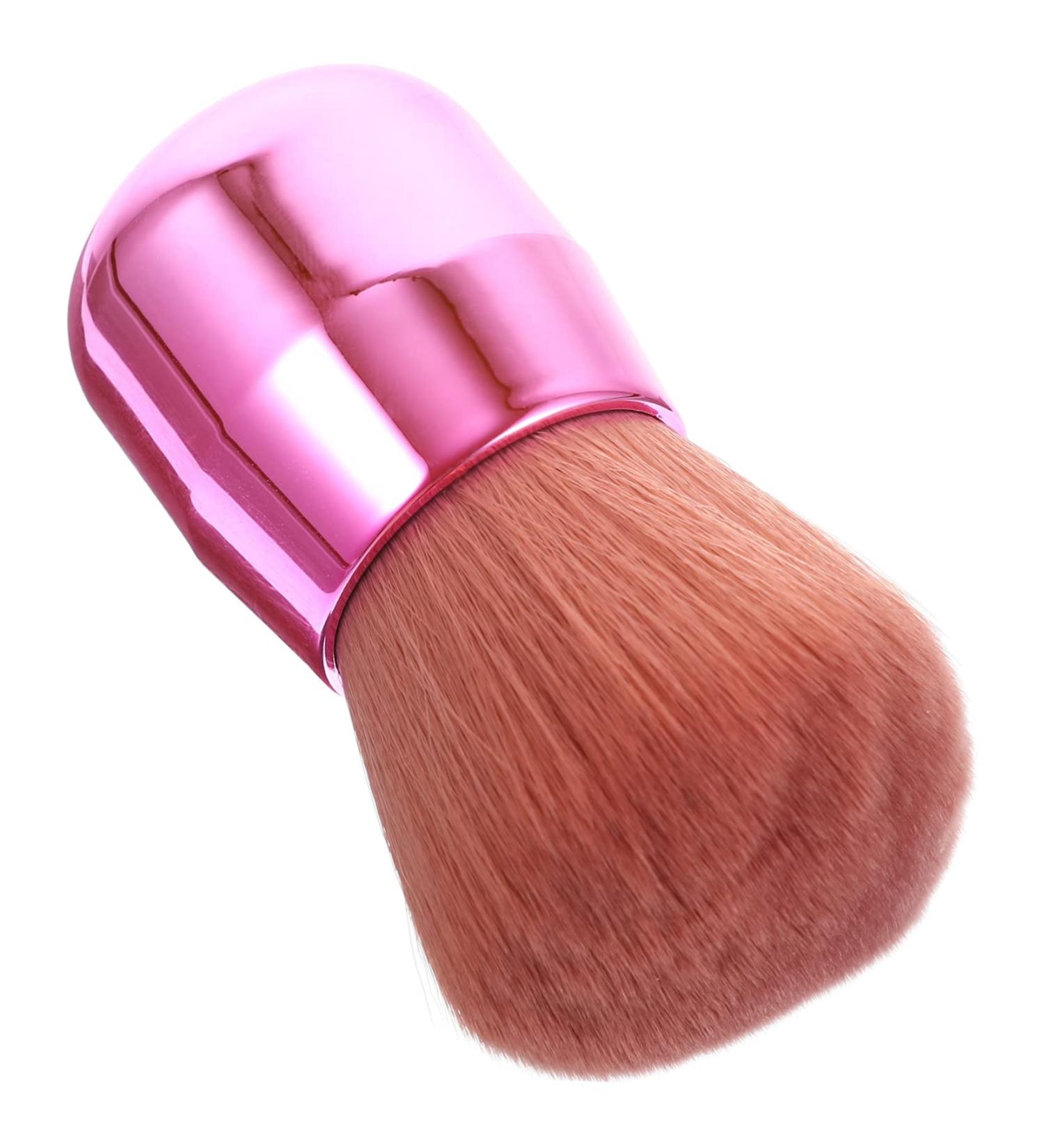 Mushroom Head Dust Brush - Travel-Friendly Eye Shadow & Foundation Brush for Loose Beauty Blush & Powder | Artificial Fiber Makeup Brush - Buy Online on GoSupps.com