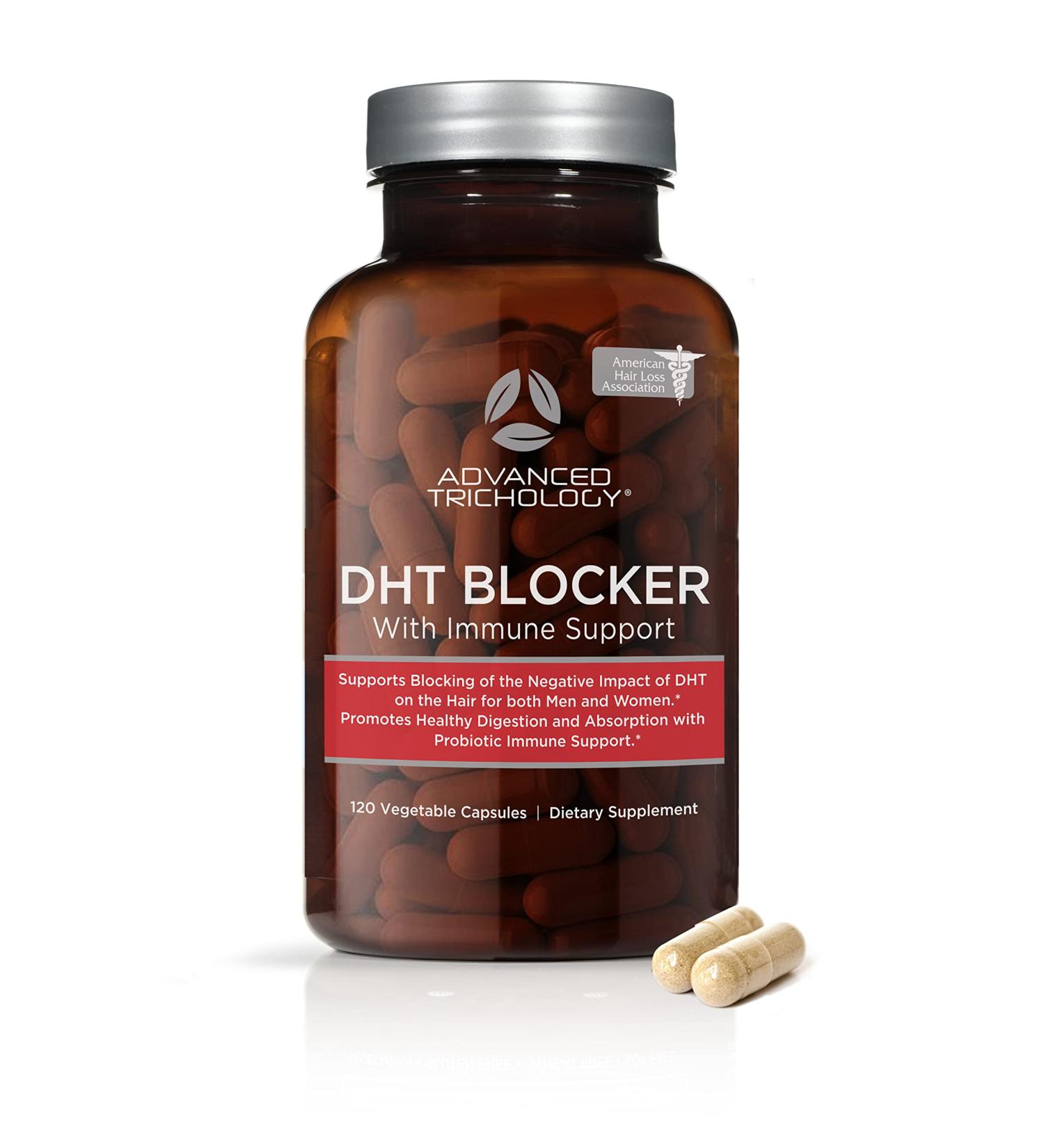 DHT Blocker Hair Growth Supplement for Genetic Thinning | Approved by American Hair Loss Association | 20 Years of Experience in Hair Loss Treatment Clinics - Buy Online on GoSupps.com