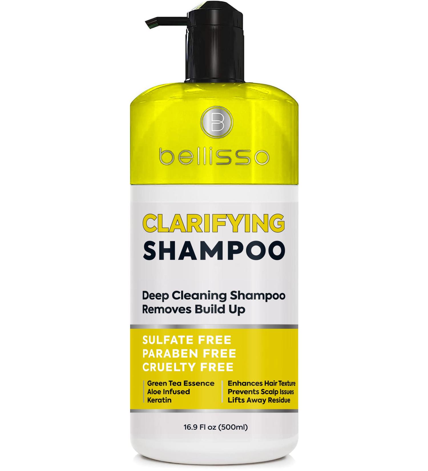 Clarifying Shampoo for Oily Hair | Gentle Sulfate-Free Formula for Men & Women | Removes Build-Up & Chlorine | Safe for Color Treated & Curly Hair - Buy Online on GoSupps.com