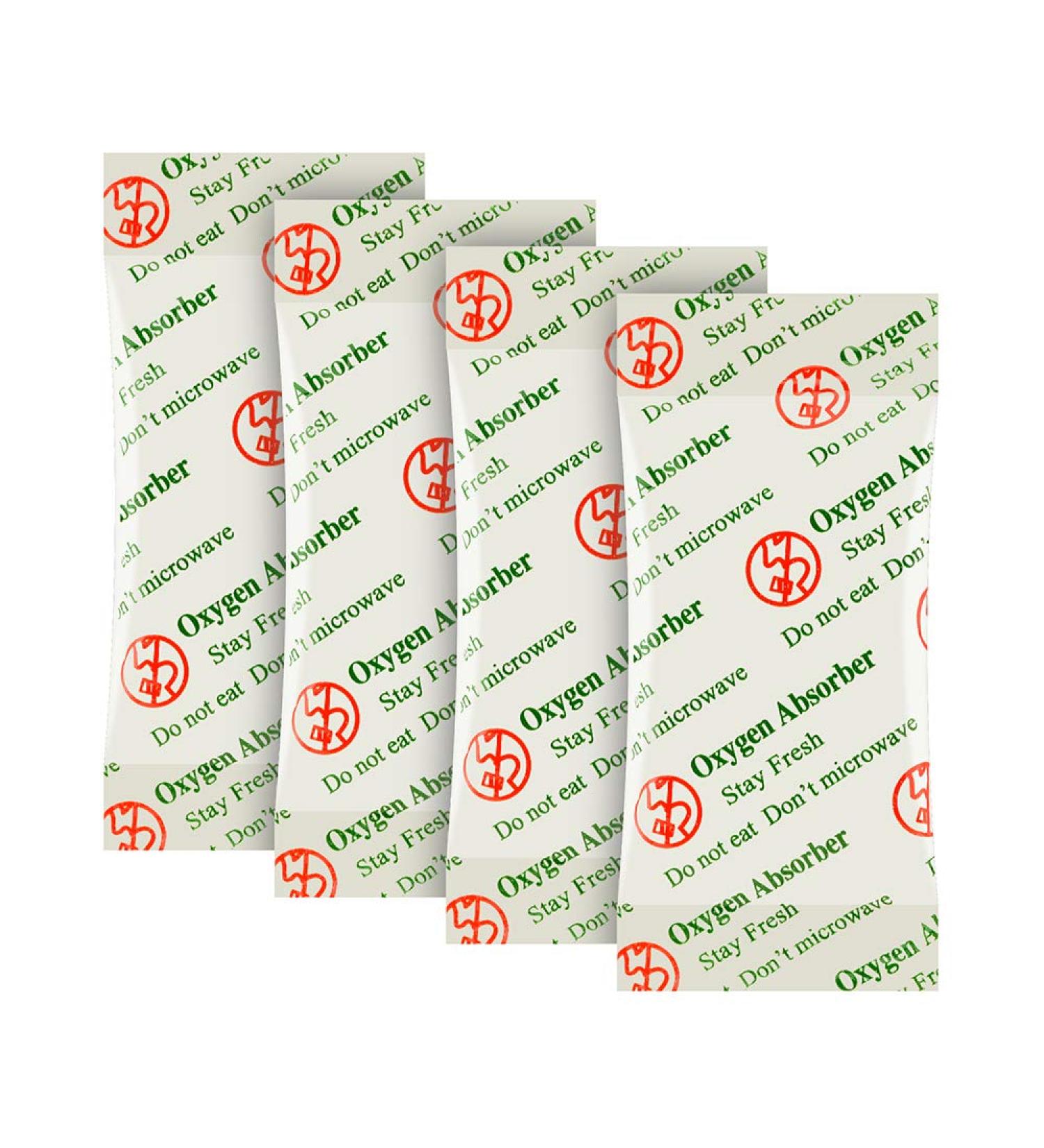 O2frepak 100CC Food Grade Oxygen Absorbers (100-Pack) for Jerky & Food Storage | Oxygen Indicator | 3x Absorption Capacity - Buy Online on GoSupps.com