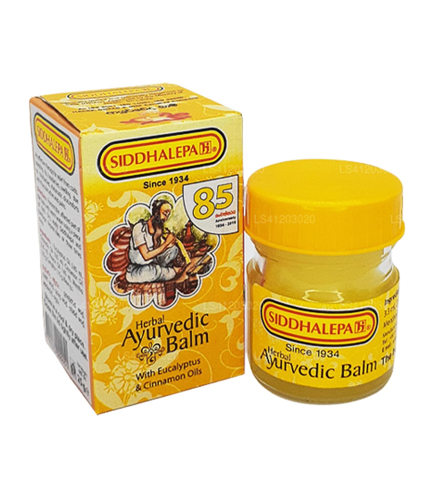 Siddhalepa Ayurveda Herbal Balm 25g - Authentic Ayurvedic Relief for All-Around Wellness | Shop Internationally - Buy Online on GoSupps.com