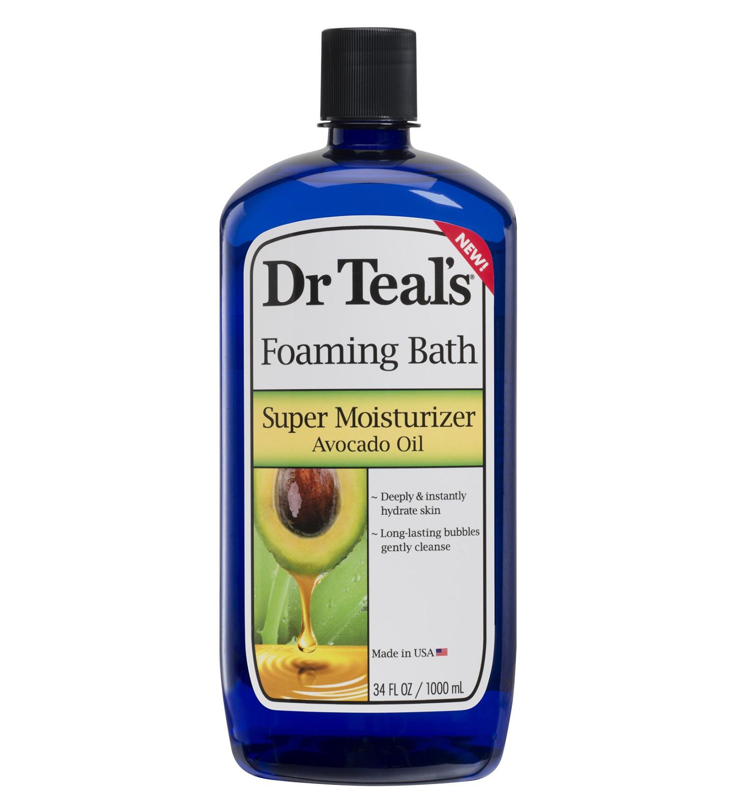 Dr Teal's Ultra Moisturizing Foaming Bath with Avocado Oil 34 Fluid Ounce