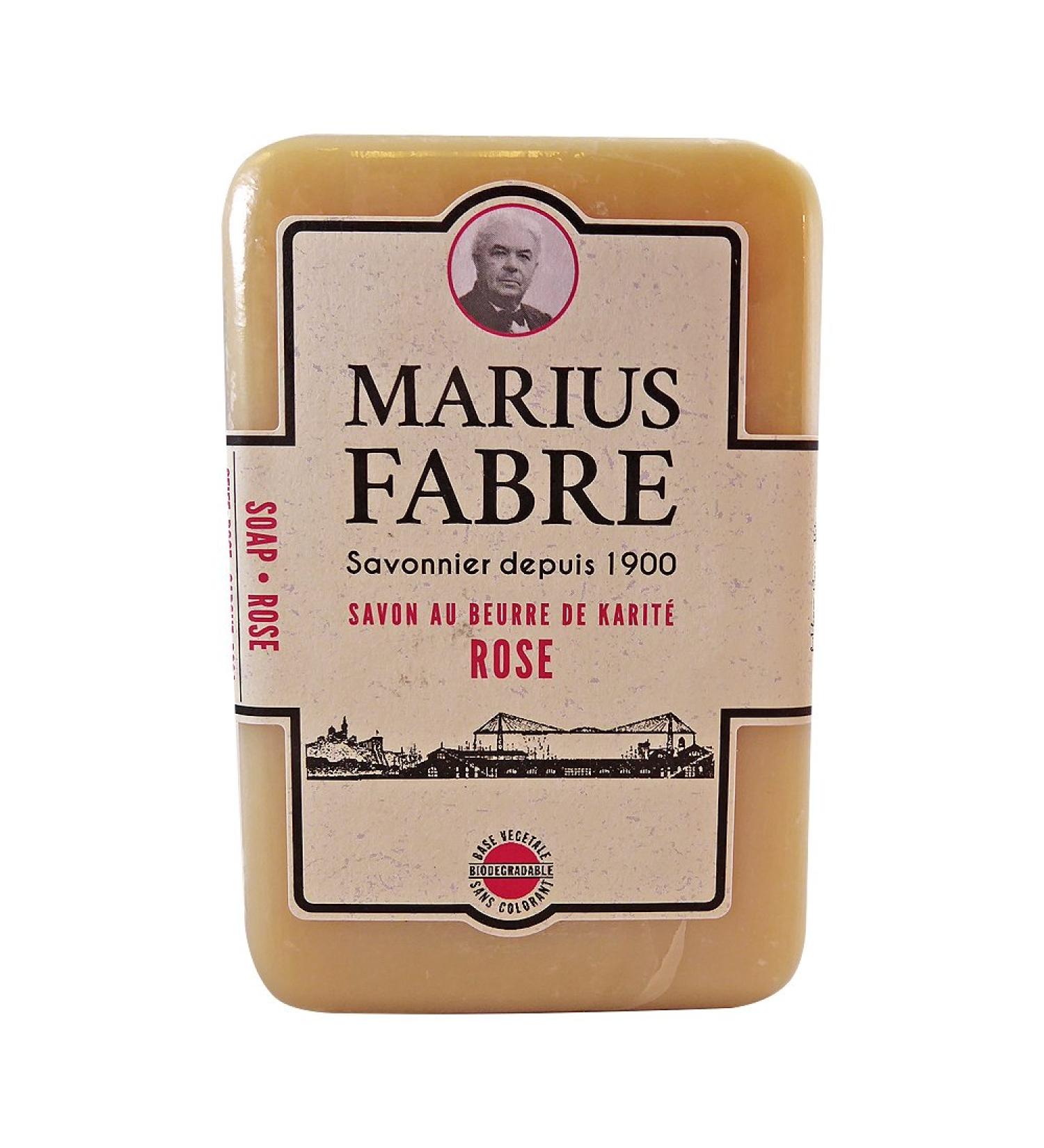 Marius Fabre 1900 Rose Bar Soap 250 G 8.8 Oz
