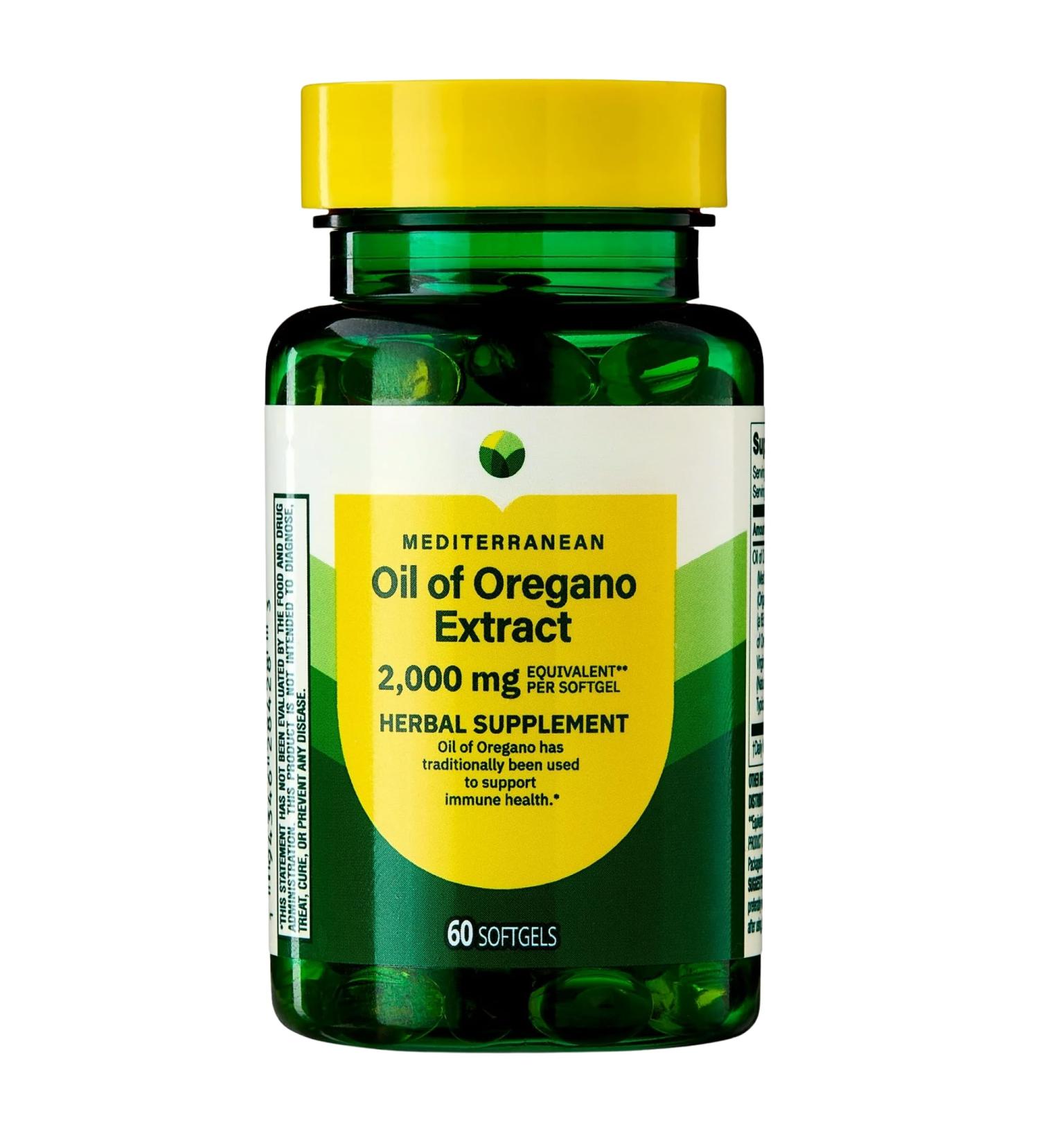 KP+ Oil of Oregano Extract 2000 mg | 60 Softgels | Supports Immune & Antioxidant Health | Mediterranean Herbal Supplement | Pack of 1 - Buy Online on GoSupps.com