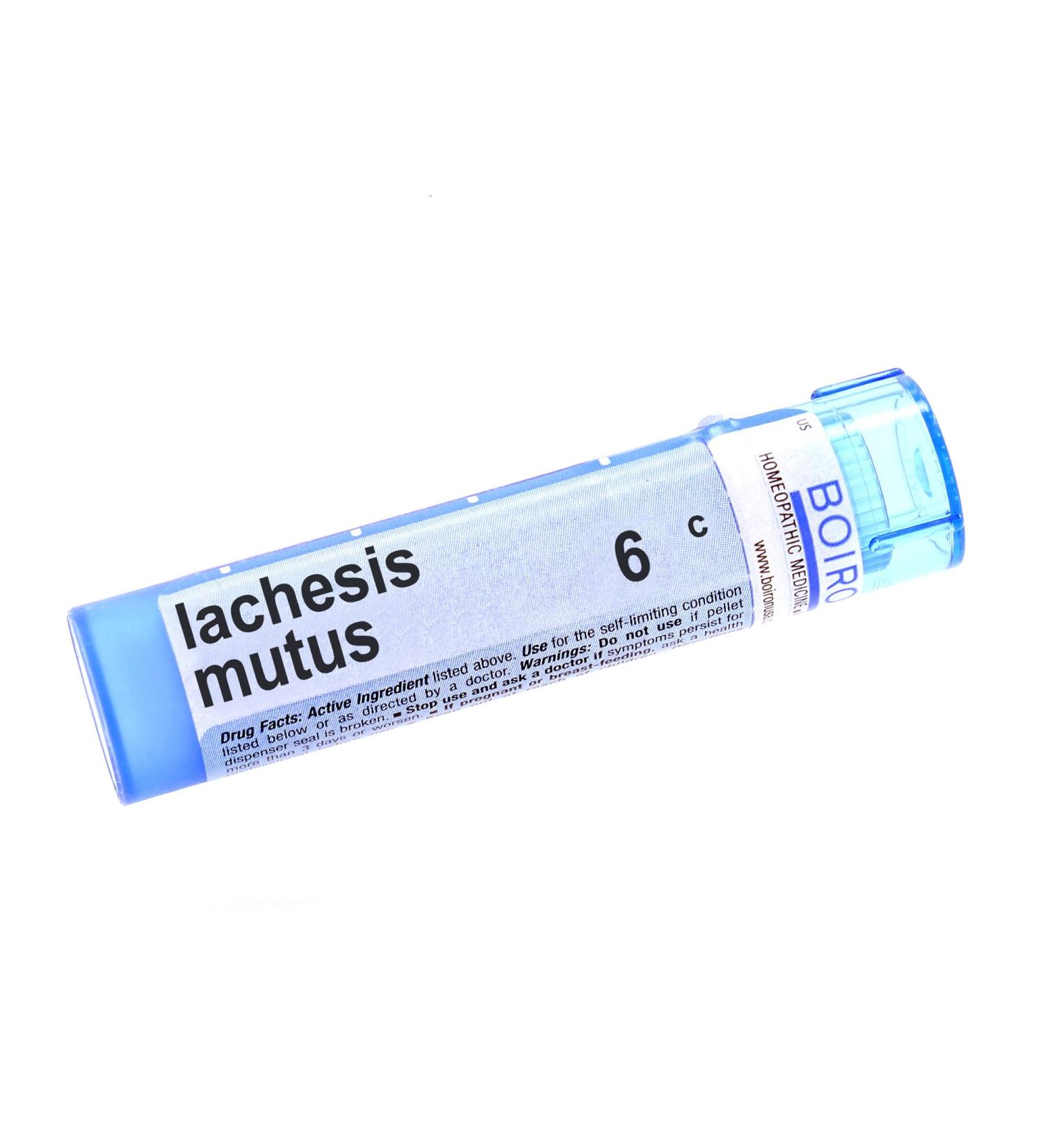 Lachesis Mutus 6C - Homeopathic Medicine for Hot Flashes (80 Pellets)