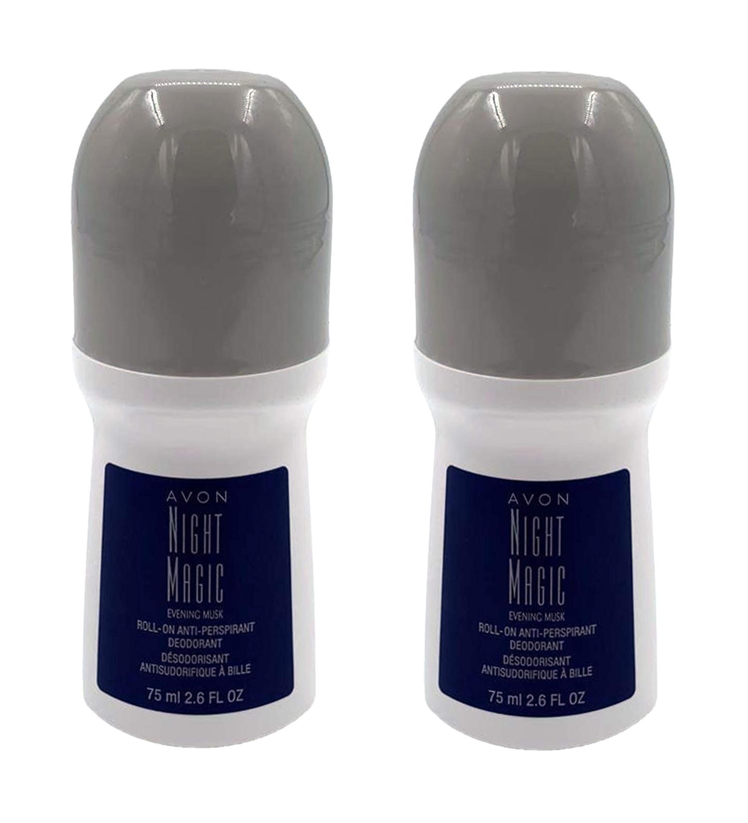 Avon Night Magic Evening Roll-On Anti-Perspirant Deodorant Pack of 2 - Bonus Size | Shop Internationally - Buy Online on GoSupps.com