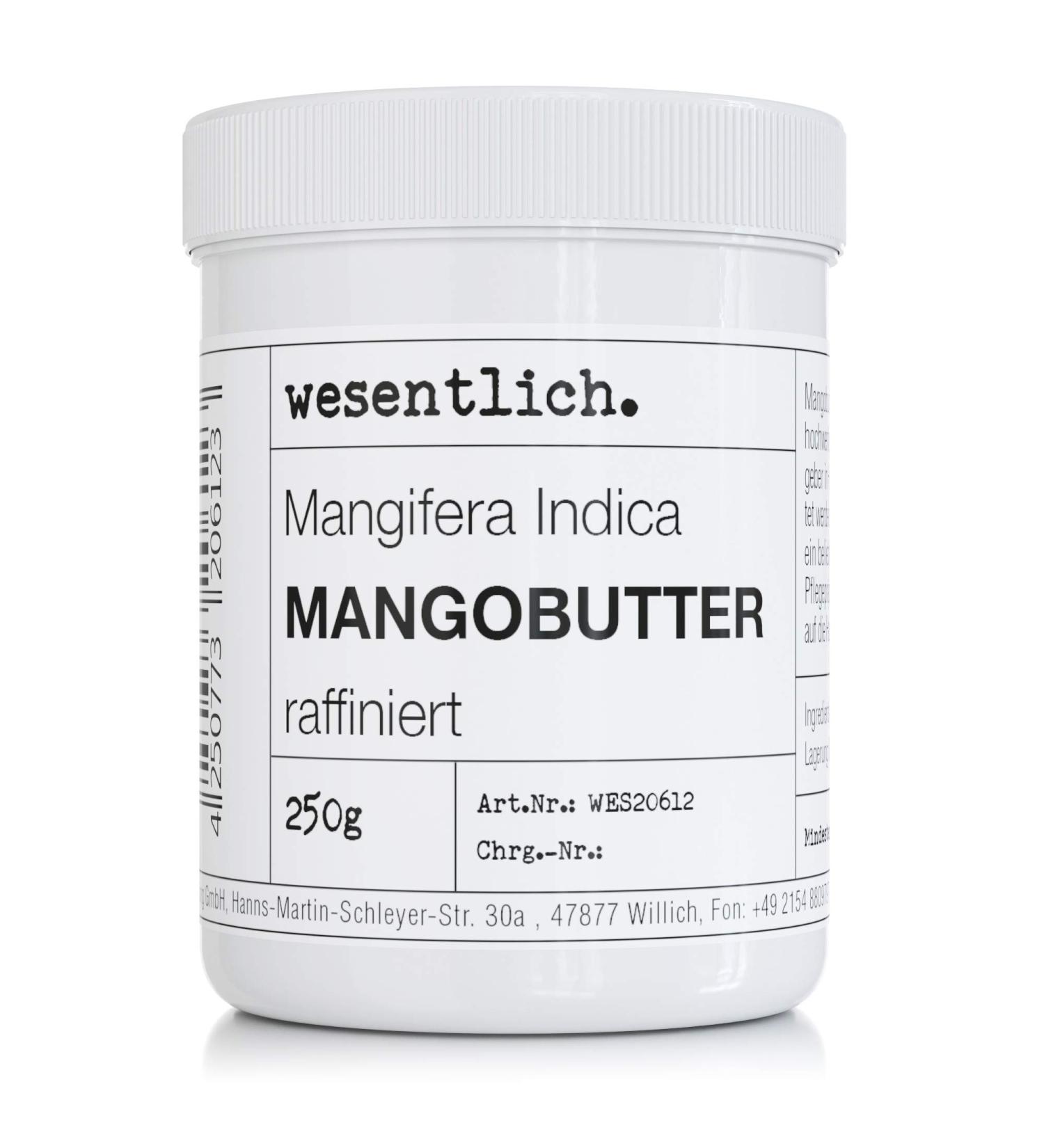Mango Butter 250g - 100% Pure Vegan & Additive-Free | Essential Natural Skincare - Buy Online on GoSupps.com