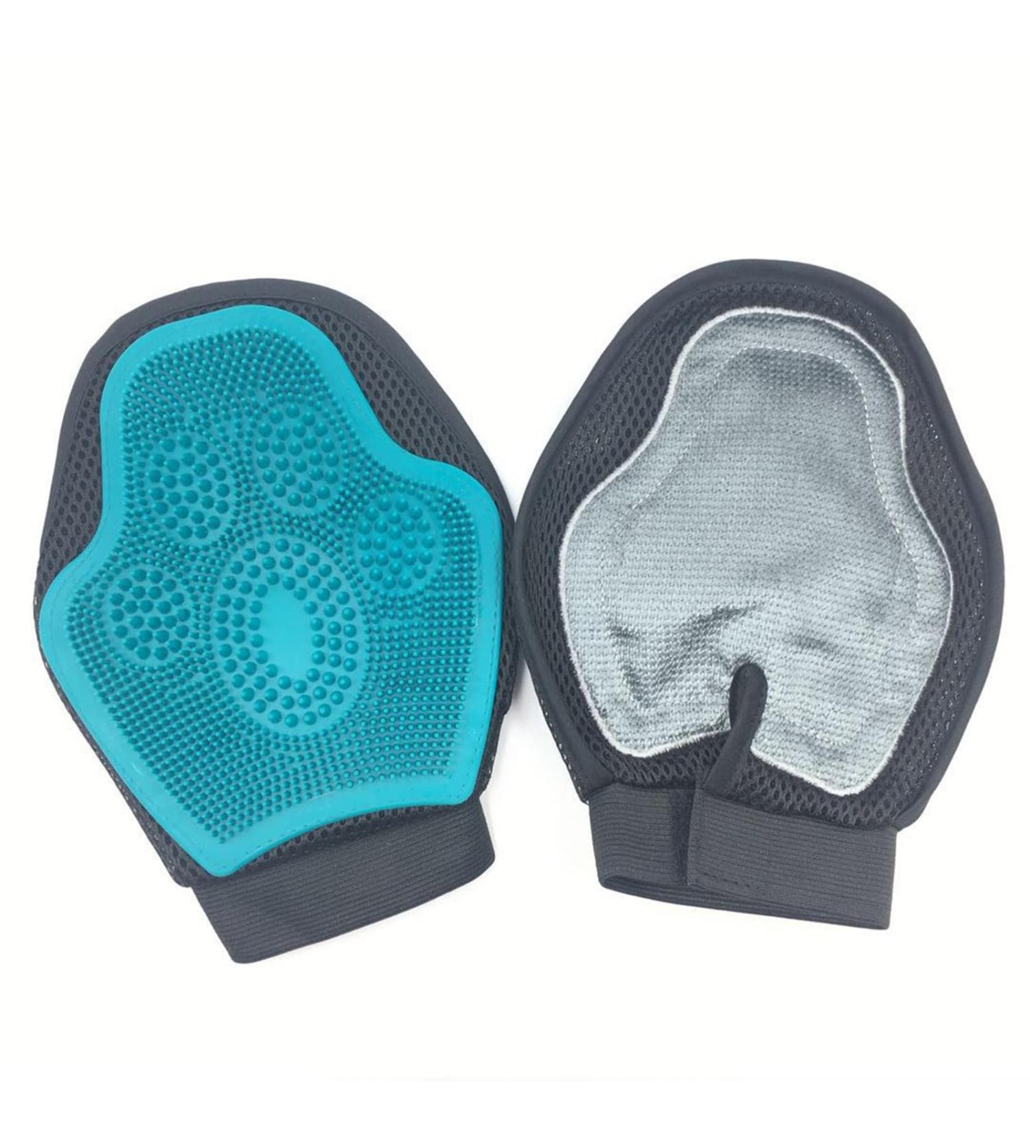 Pet cleaning gloves Silicone two-sided cat and dog bath sticky brush tool Comb small pet massage grooming supplies pet grooming glove cat grooming glove dog grooming glove - Buy Online on GoSupps.com
