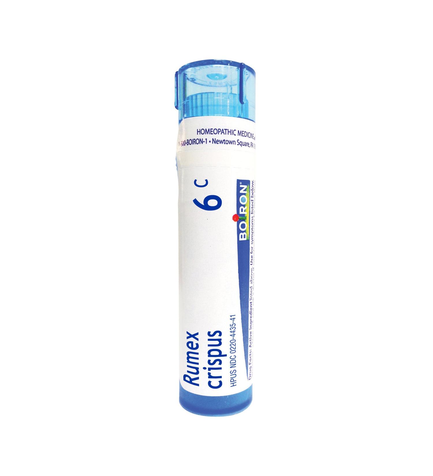Boiron Rumex Crispus 6C - Homeopathic Remedy with 80 Pellets | Natural Relief - Buy Online on GoSupps.com
