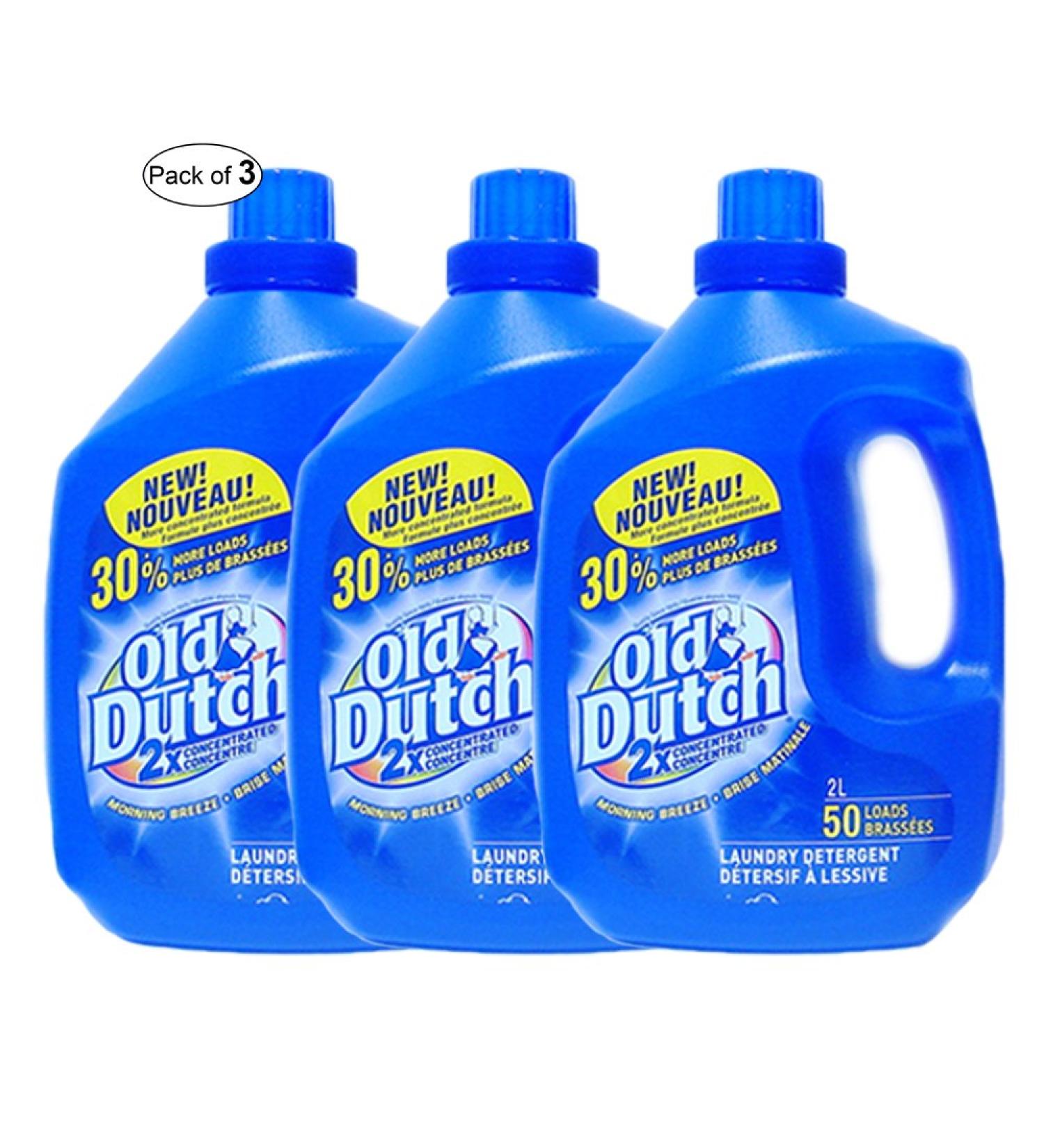 Old Dutch Liquid Laundry Detergent- Morning Breeze (2L) (Pack of 3)