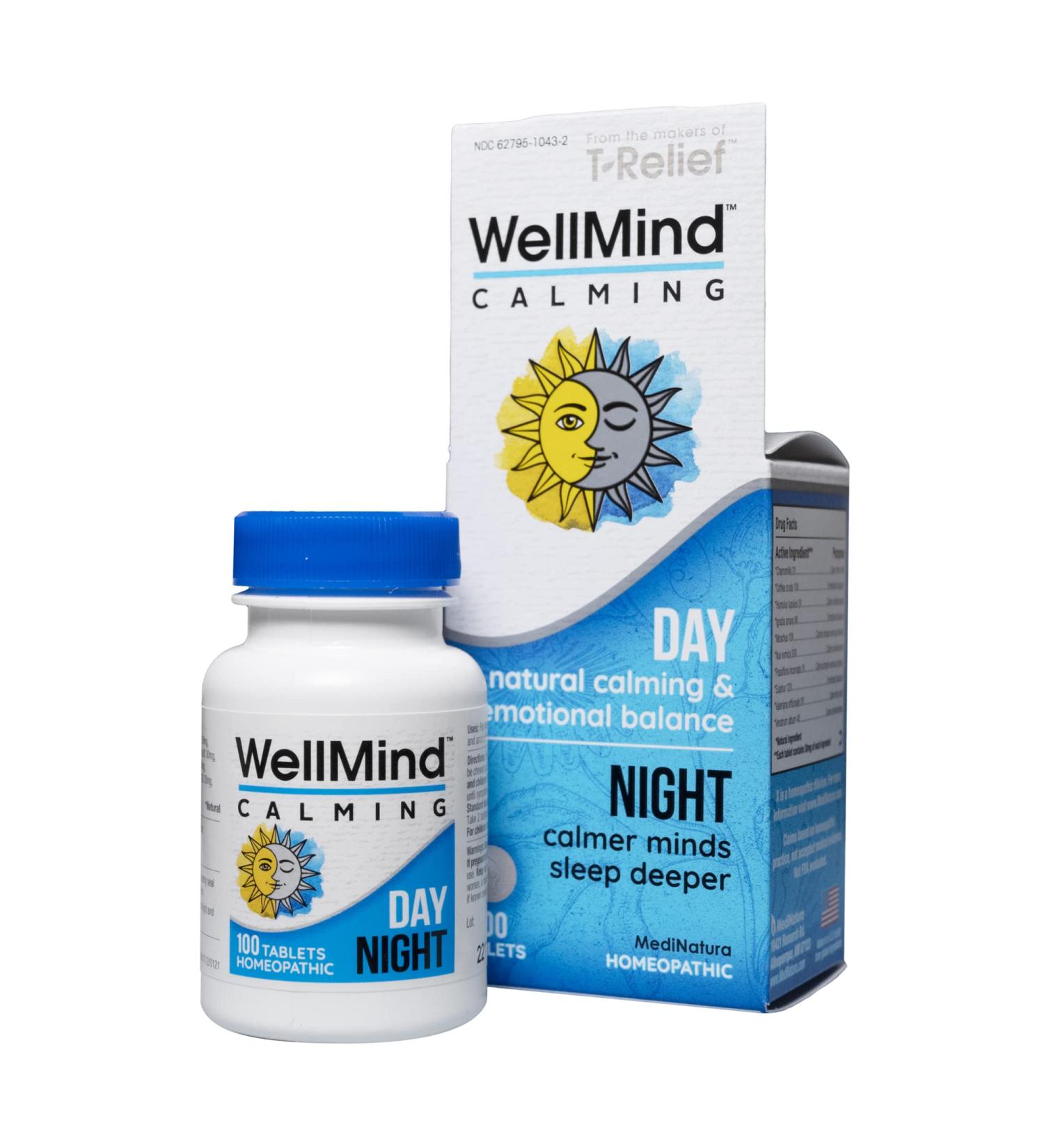 Buy MediNatura WellMind - Natural Calming Relief for Tension & Nervousness | 100 Tablets - Buy Online on GoSupps.com