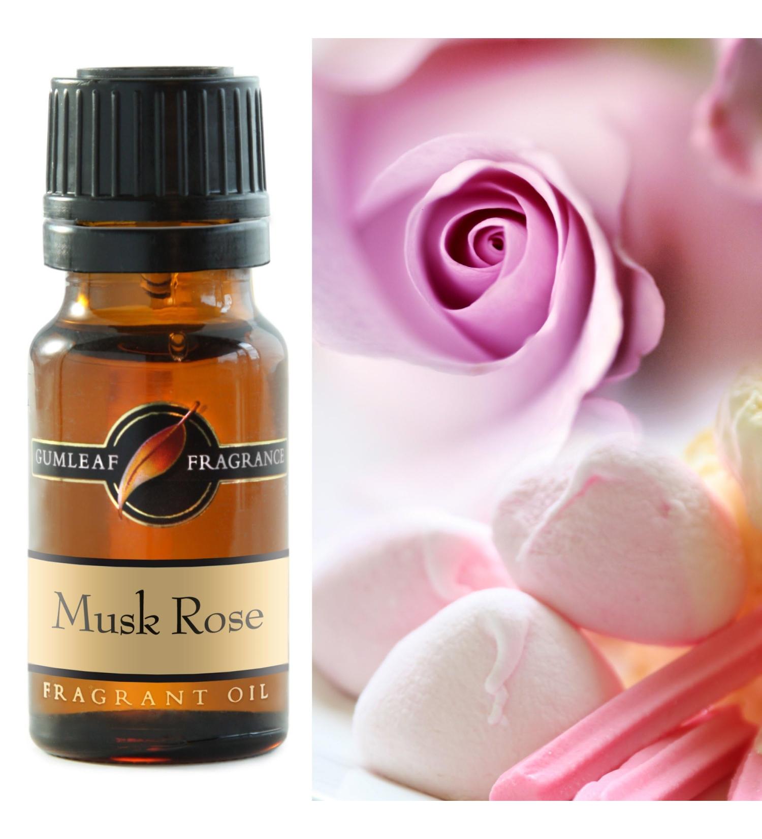 Gumleaf Fragrance Musk Rose Fragrant Oil - 0.34fl oz Cruelty Free & Vegan Phthalate-Free Fragrance