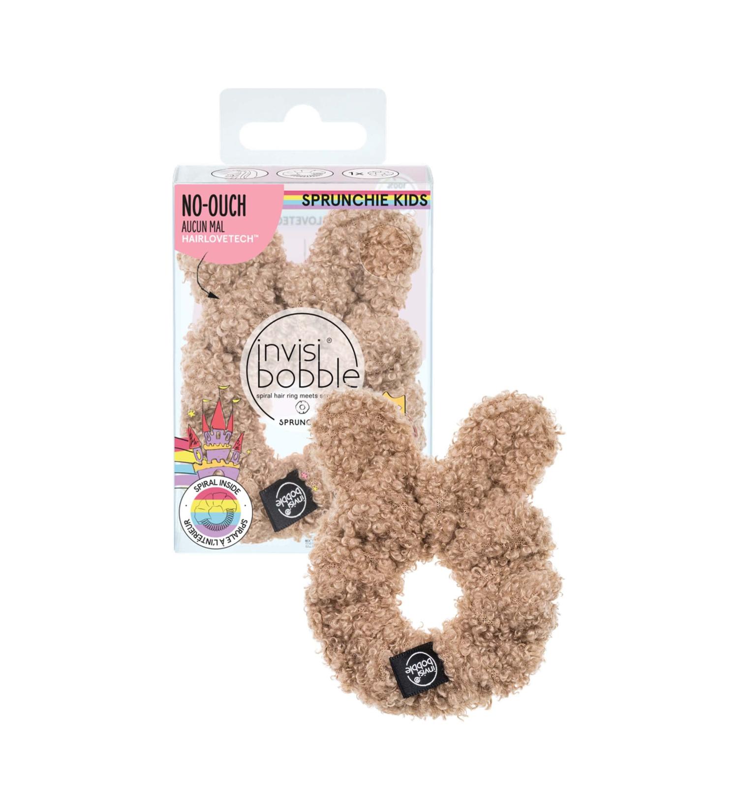 Invisibobble Kids Scrunchie Teddy - Super Cute Plush Hair Tie | Fluffy Hair Accessories & Gifts for Girls - Buy Online on GoSupps.com