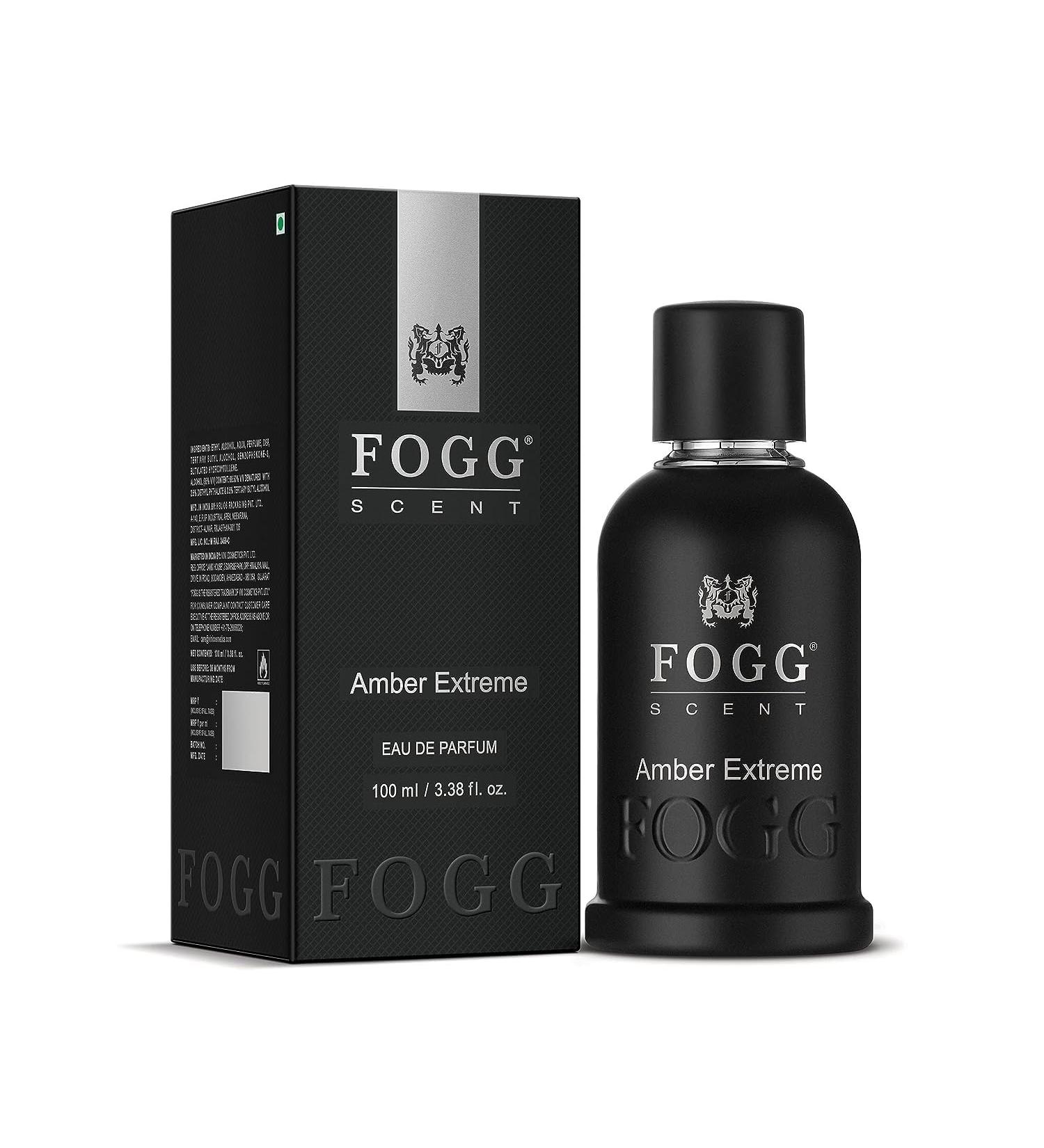 FOGG""S Men Spray Scent Amber Extreme Perfume Long-Lasting Fresh & Powerful Amber Wood Fragrance Spray Eau De Parfum 100 Ml - Buy Online on GoSupps.com
