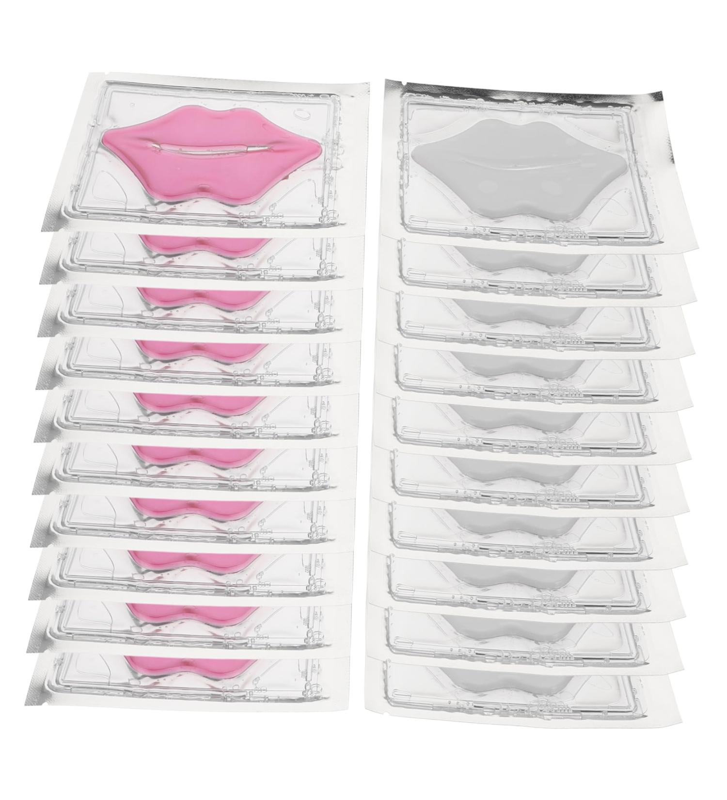 WOONEKY 20pack Lip Masks Lip Firming Gel Pads For Dry Lips And Wrinkle Smoothing Care - Buy Online on GoSupps.com