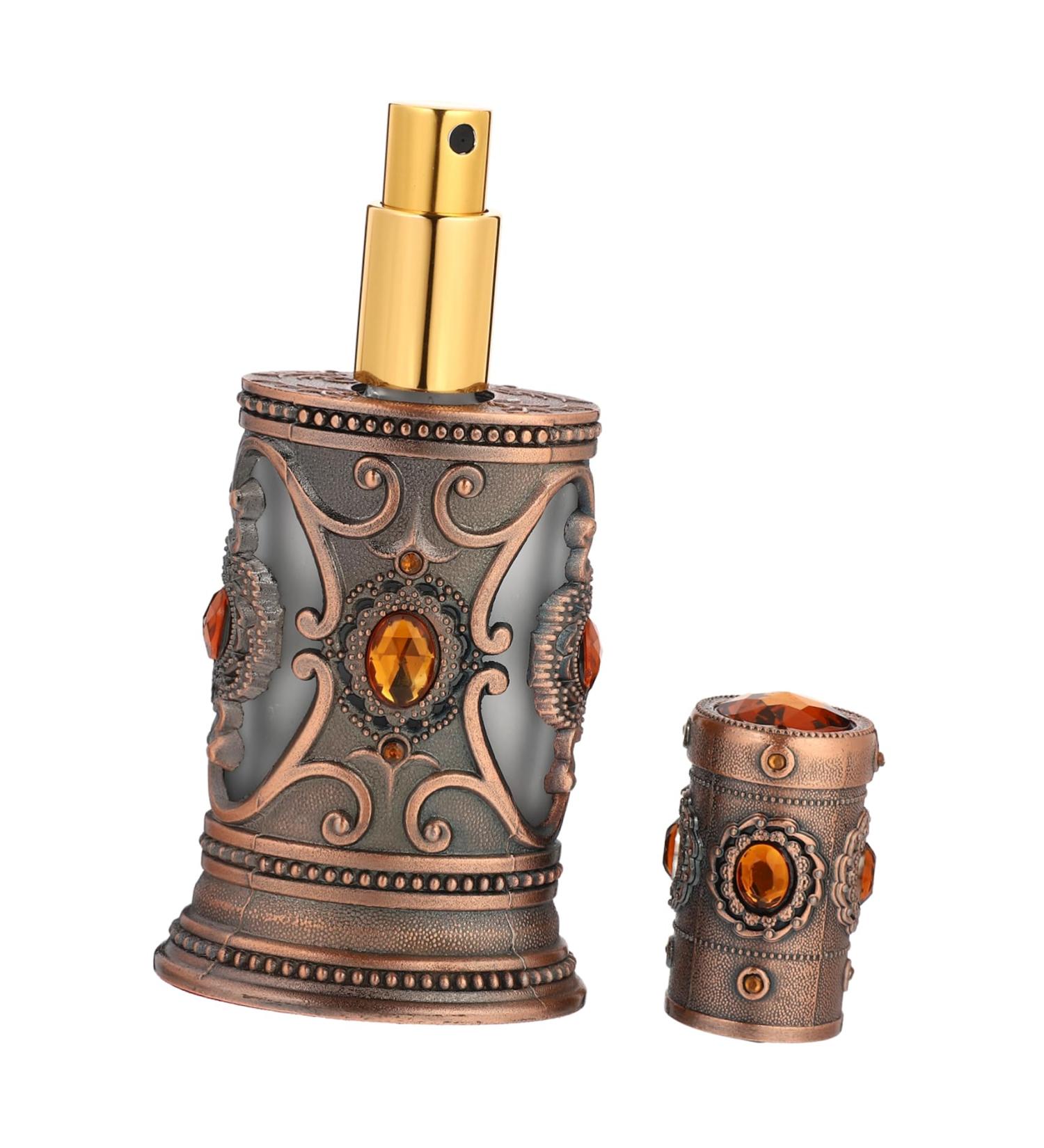 FOMIYES Perfume Bottle Portable Perfume Sprayer Essential Oil Container Empty Fragrance Bottle Makeup Travel Containers Terrarium Empty Spray Bottle Glass Composite Material Man Ornaments - Buy Online on GoSupps.com