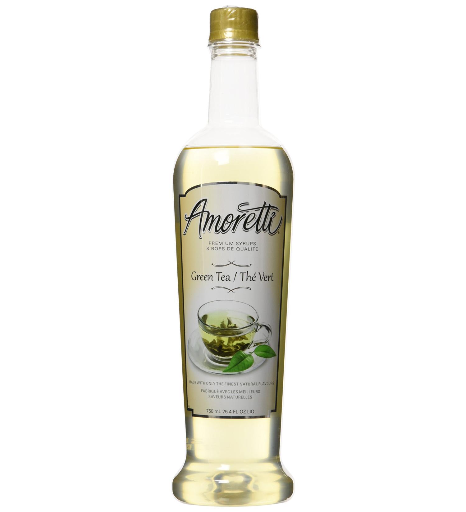 Amoretti Premium Green Tea Syrup 25.4-Fluid-Ounce Bottle - Buy Online on GoSupps.com