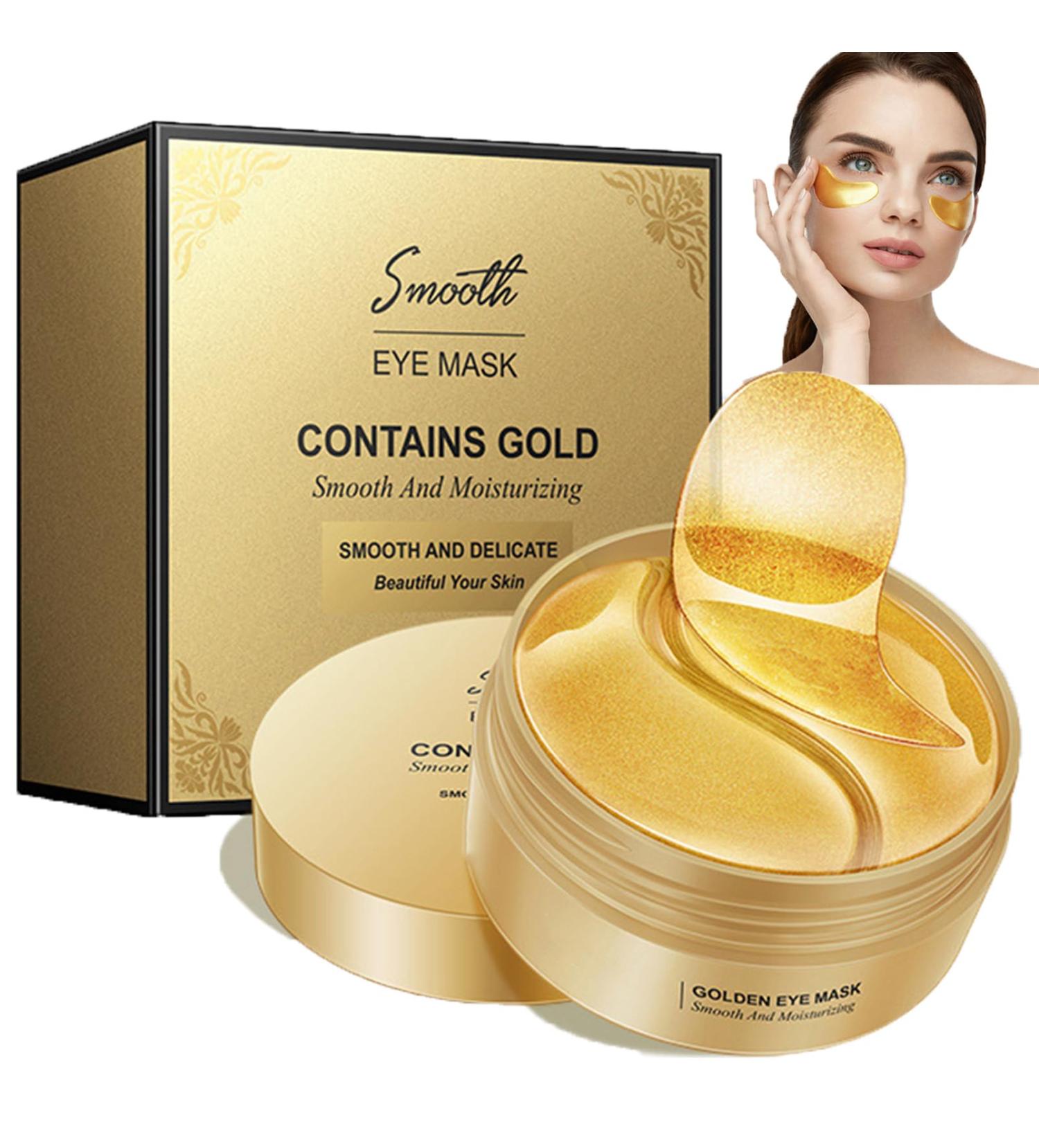 Under Eye Patches - Hydrate Moisturise Nourish& Firm Eye Masks Collagen 24K Gold Eye Patches for Puffy Eyes Dark Circles Bags and Wrinkles 30Pairs Anti-Aging Hyaluronic Acid Gold Eye Pads - Buy Online on GoSupps.com