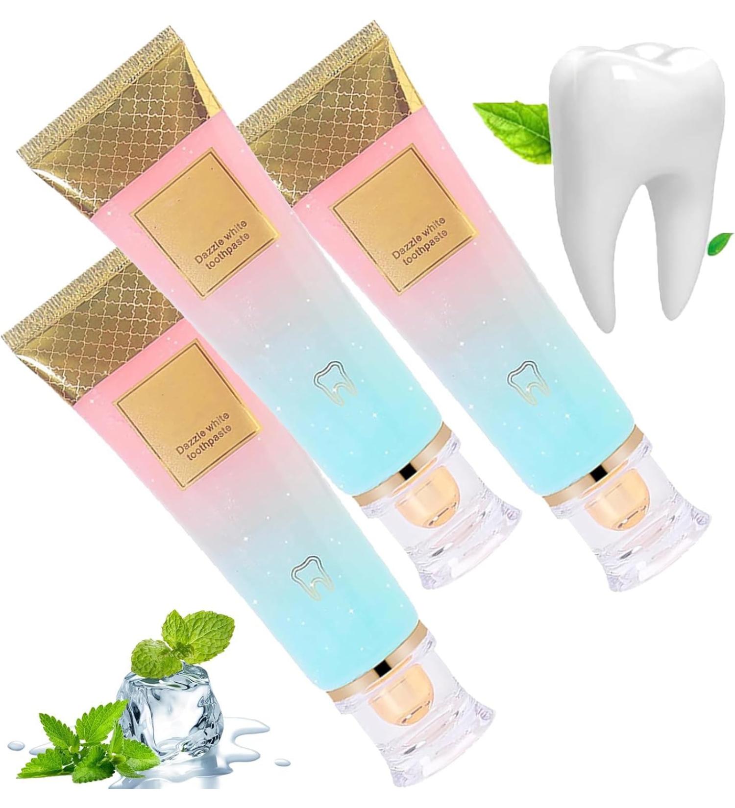 Intensive Whitening Toothpaste with Niacinamide Dazzle White Toothpaste with Nicotinamide Toothpaste for Sensitive Teeth Fresh Breath for Teeth - Buy Online on GoSupps.com