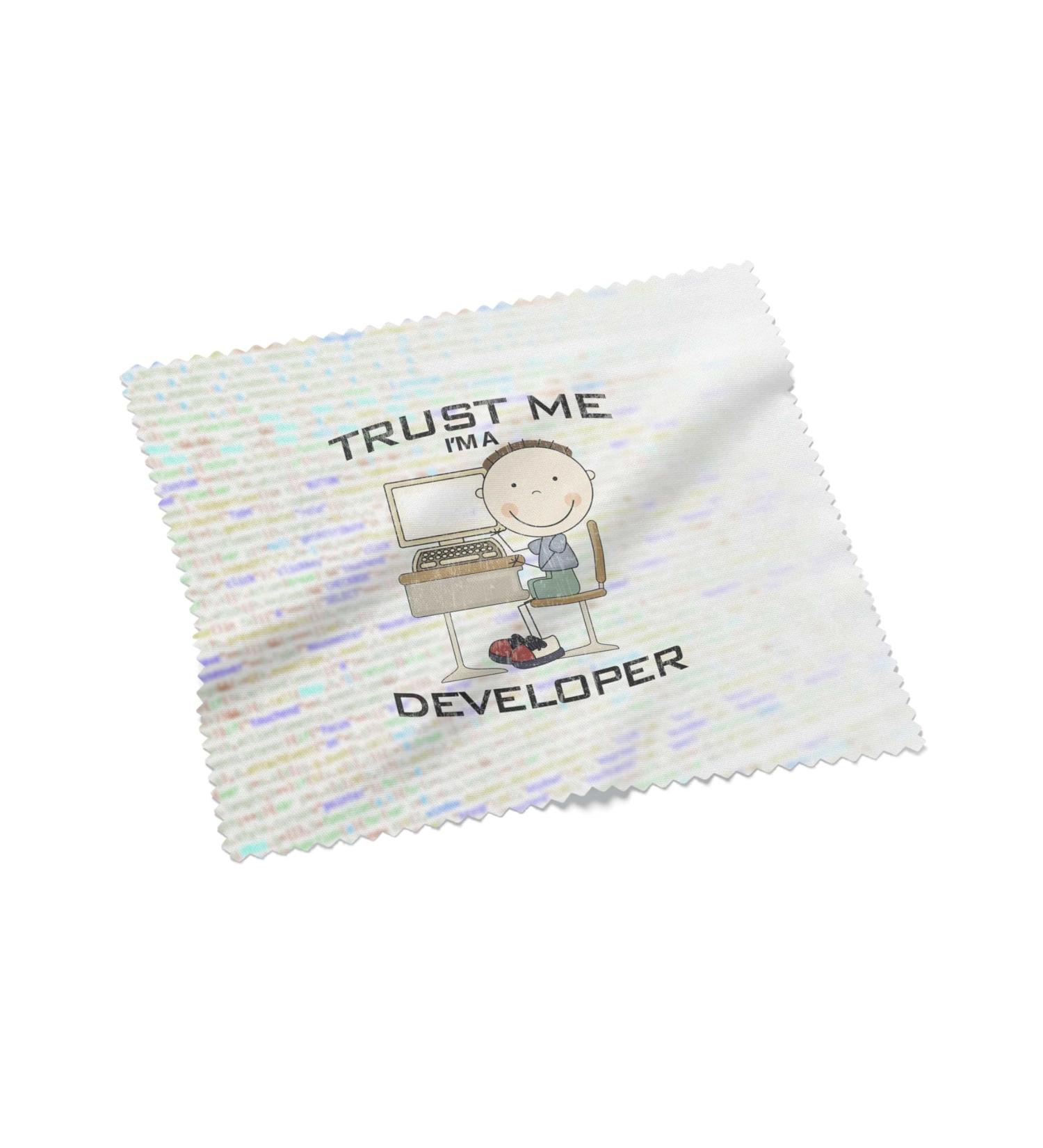 Urban Backwoods Trust Me I'm A Developer Microfiber Cloth - Glasses Cleaning Cloth