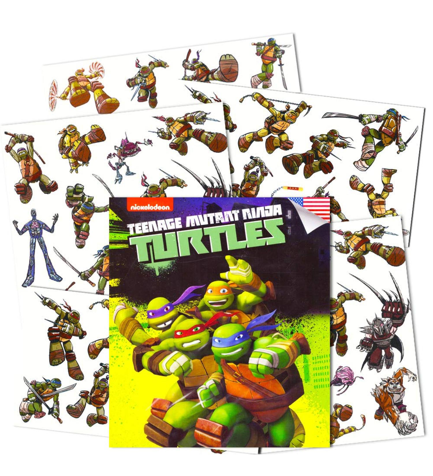 Teenage Mutant Ninja Turtles Temporary Tattoos for Kids (Party Supplies Pack) 50 count(pack of 1)
