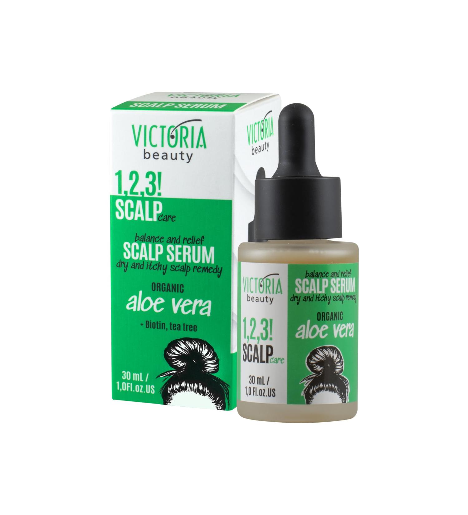 Victoria Beauty Tea Tree Oil Scalp Serum - Moisturizing Solution for Dry & Itchy Scalp - 30ml - Buy Online on GoSupps.com
