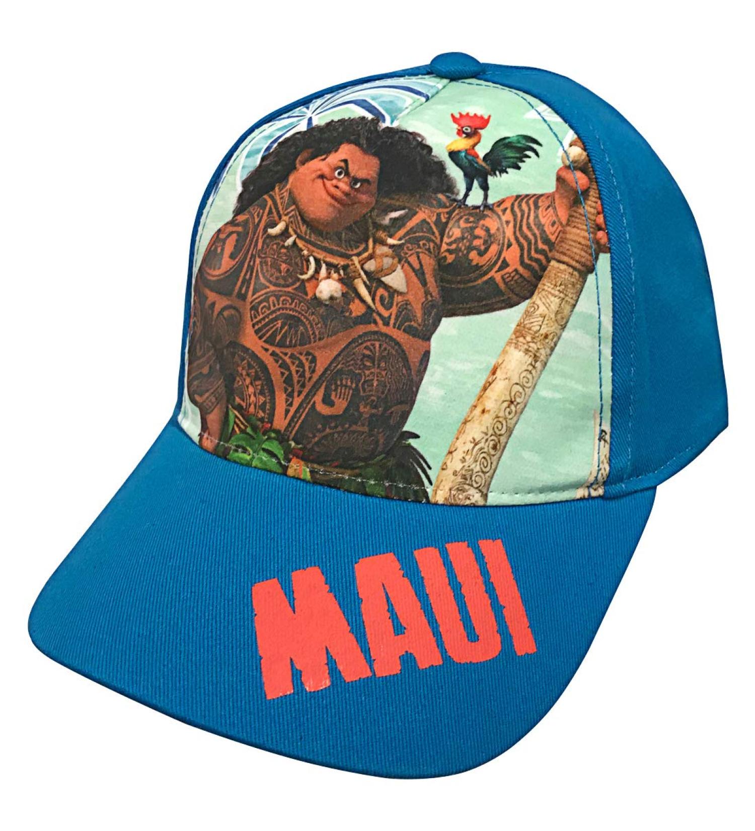 Disney Moana Maui and Heihei Girls Baseball Cap - Blue | Toddler/Little Kids - Buy Online on GoSupps.com