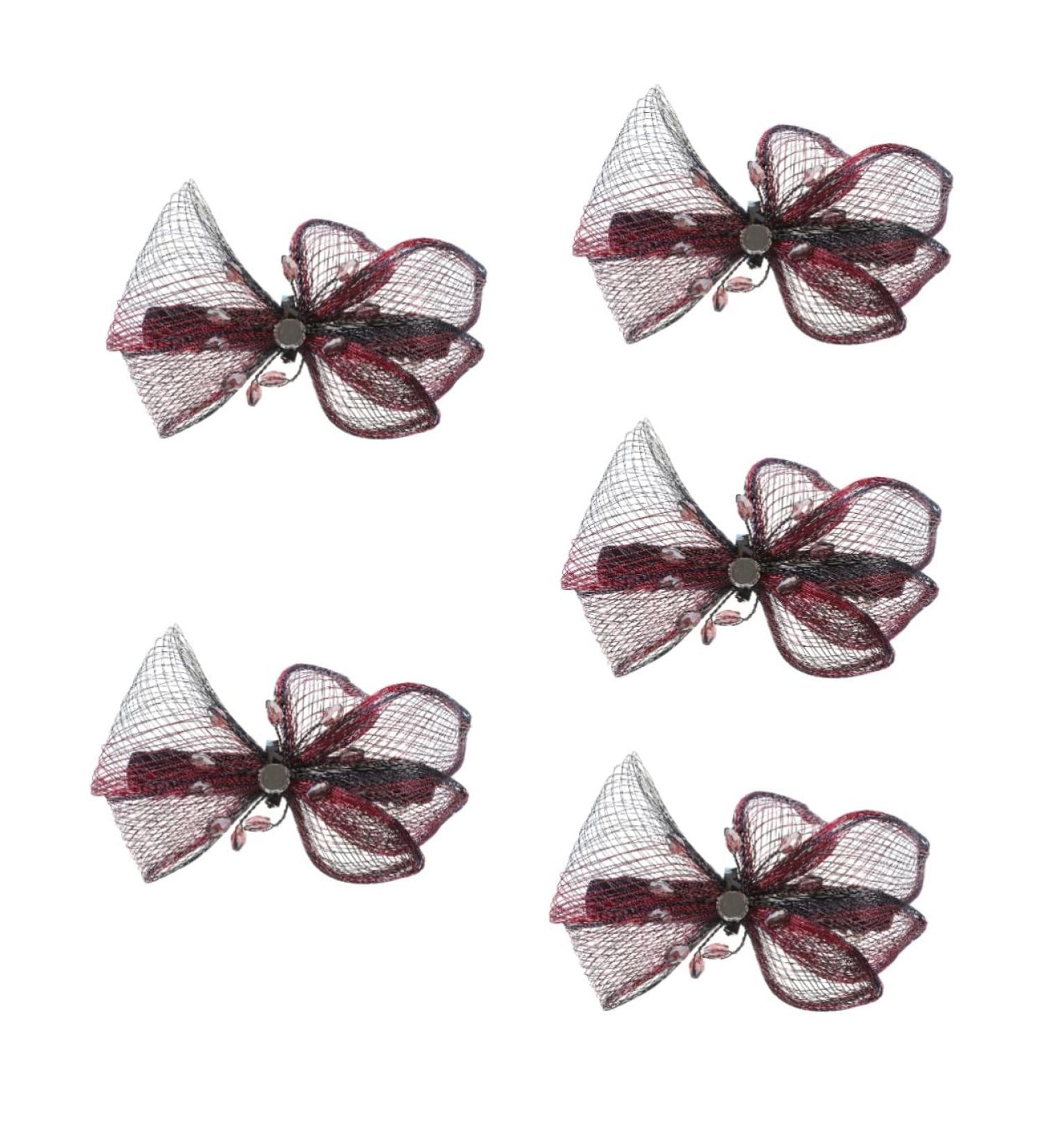Beaupretty Ponytail Hair Clip butterfly dancing ball headpieces decor for girls bridal vintage french s bow s bows dense copper wire Miss spring High Ponytail Clip - Buy Online on GoSupps.com