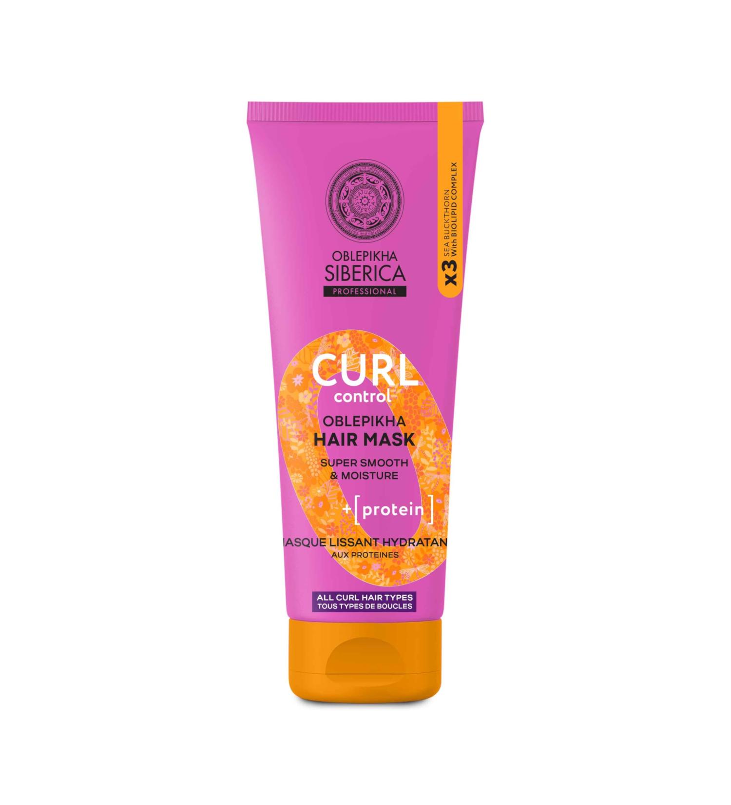 eurobio Natura Siberica Curl Control mask with proteins 200 ml curl care 161313031