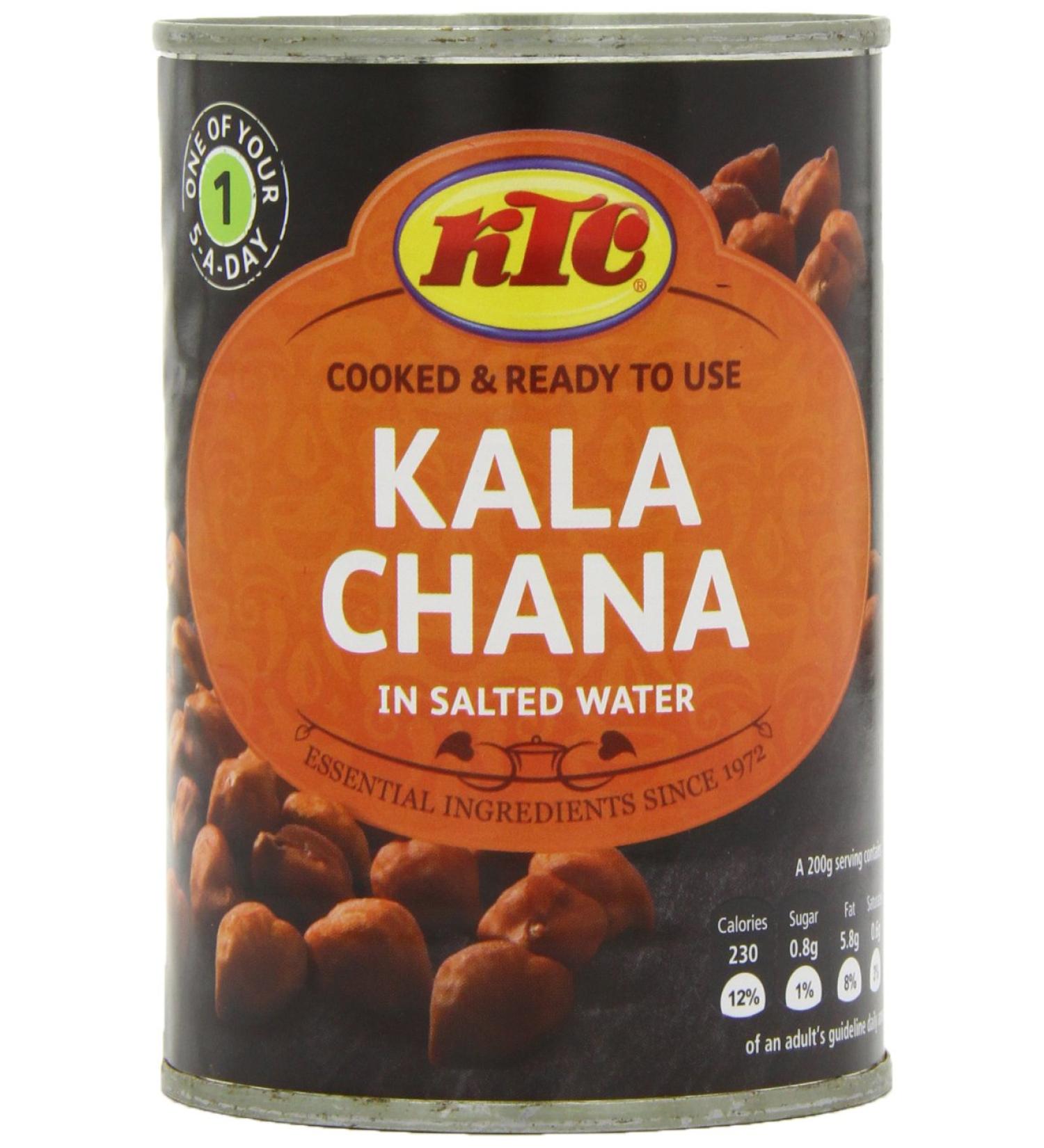 KTC Brown Chickpeas 12 Pack (400g) - Premium Quality Canned Chickpeas for International Shipping - Buy Online on GoSupps.com