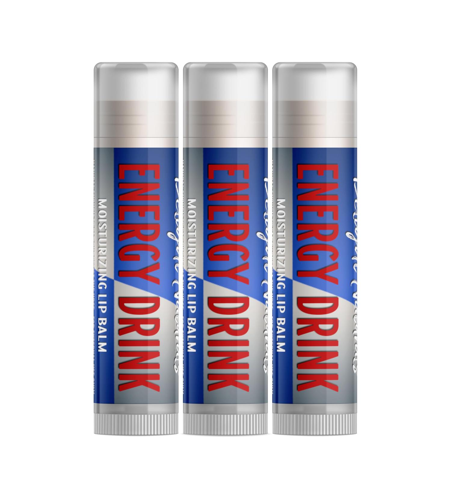Delight Naturals Energy Drink Lip Balm - Set of Three - Buy Online on GoSupps.com