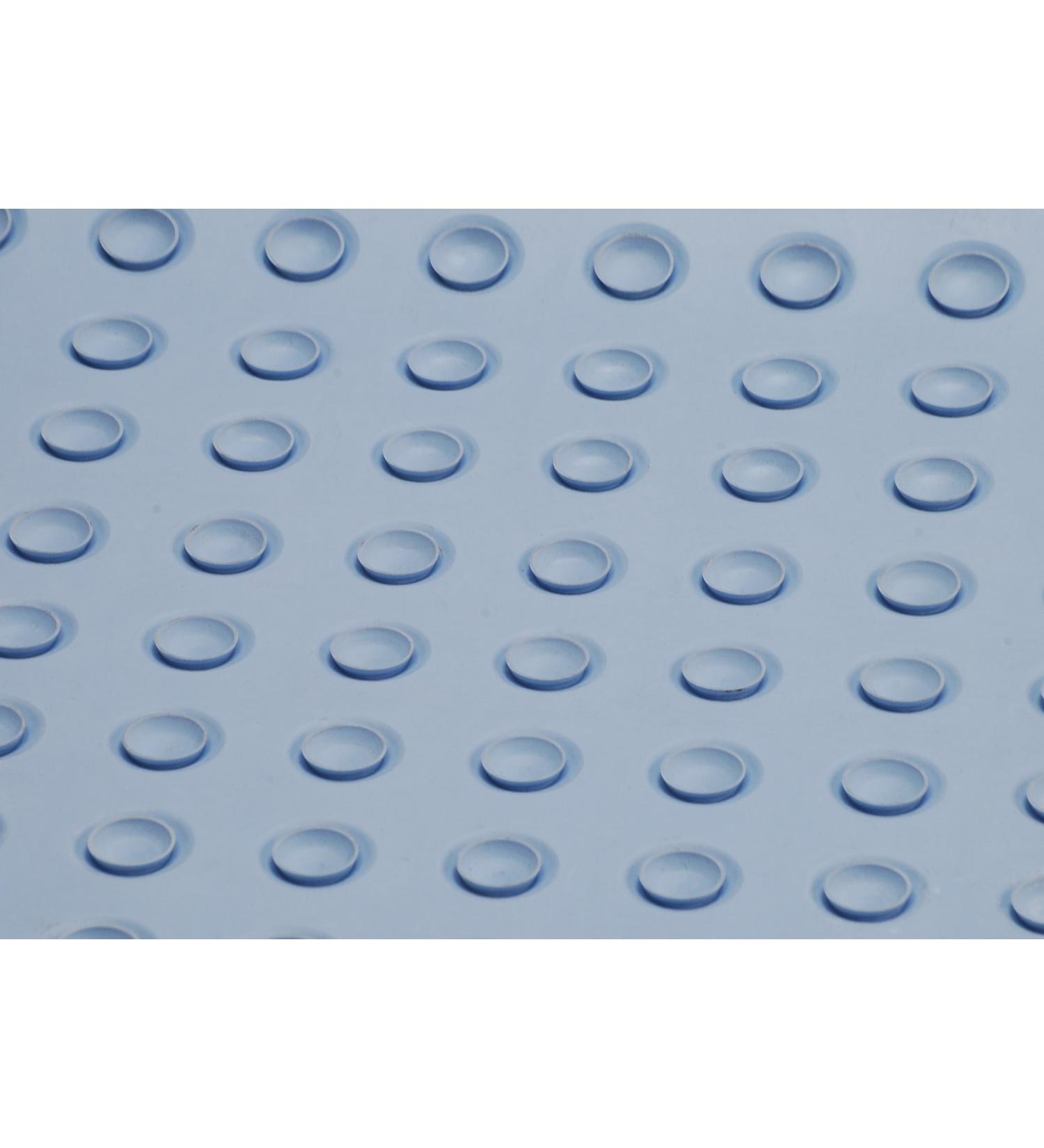 NOVA Medical Products Blue Rubber Bath Mat - Non-Slip Shower Mat for Safety and Comfort - Buy Online on GoSupps.com
