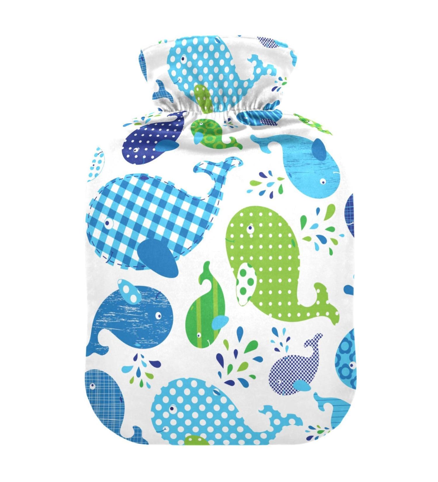 Whales Hot Water Bottle 2L - Pain Relief & Warmth for Feet & Bed | Heat & Cold Therapy - Buy Online on GoSupps.com