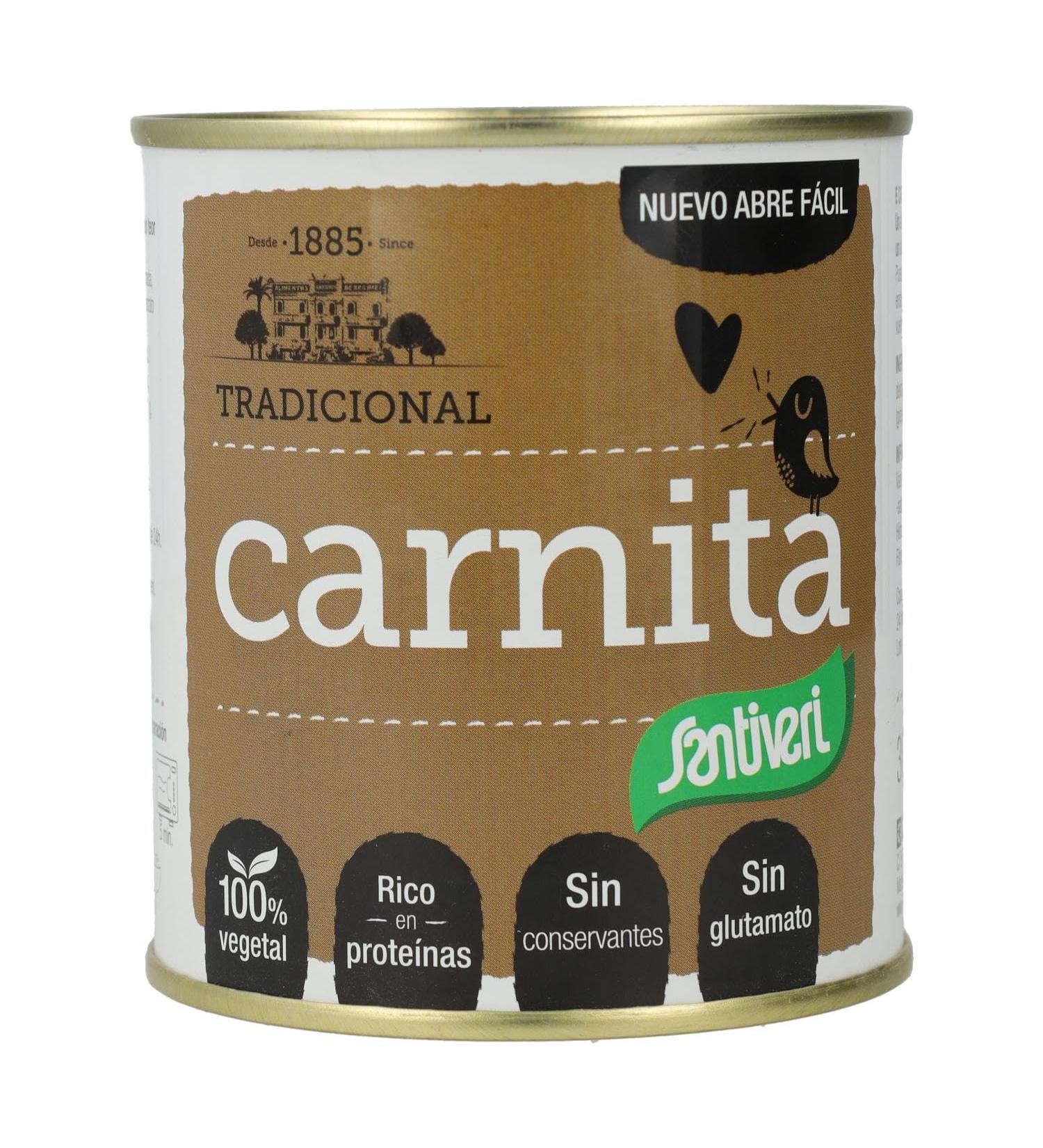 Santiveri Natural Carnita Protein Food - 300g | High-Quality Natural Protein for Healthy Living - International Shipping Available - Buy Online on GoSupps.com