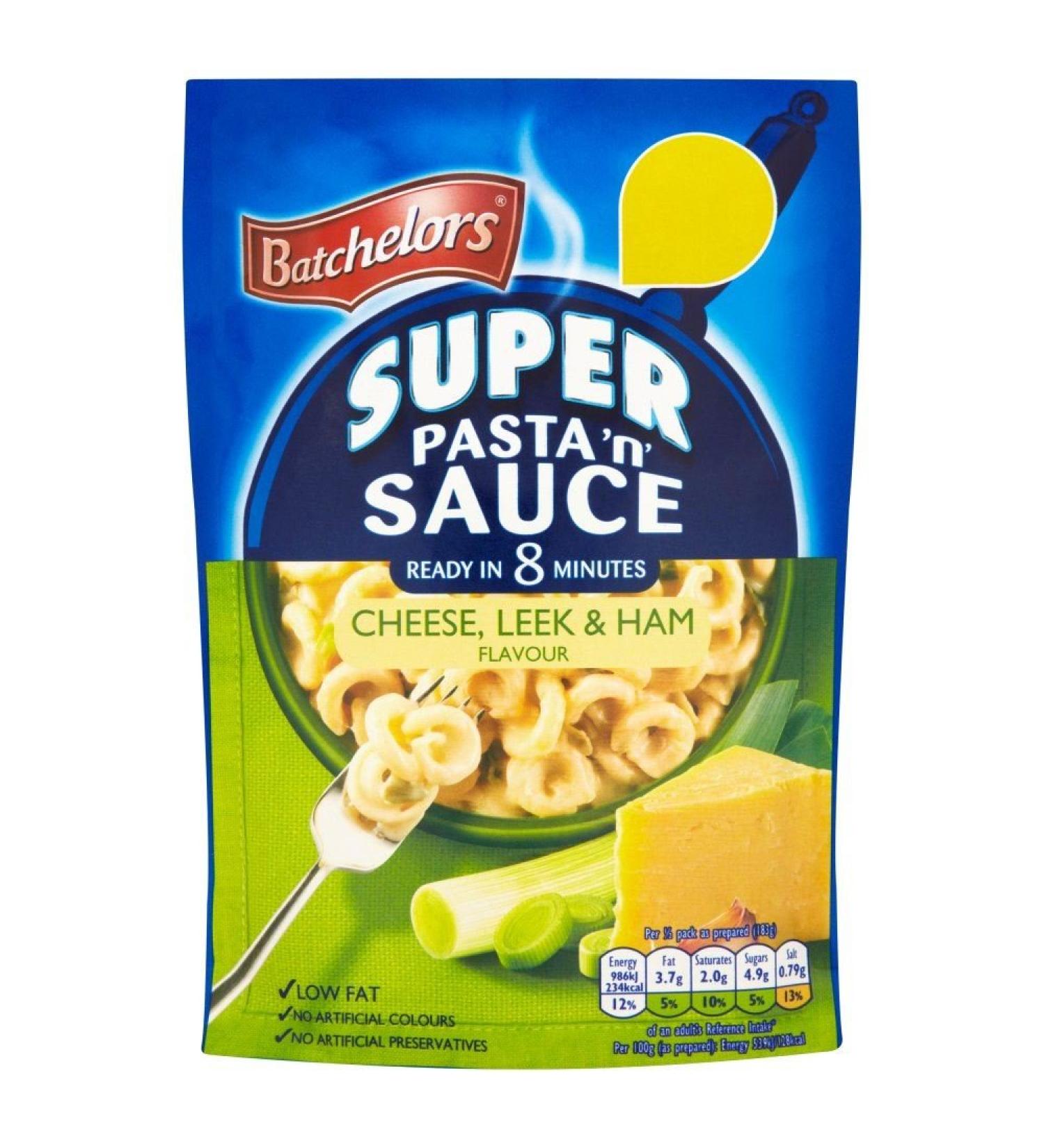 Batchelors Batchelors Pasta 'N' Sauce Cheese Leek and Ham 110 g Pack of 4 (110 g x 4)
