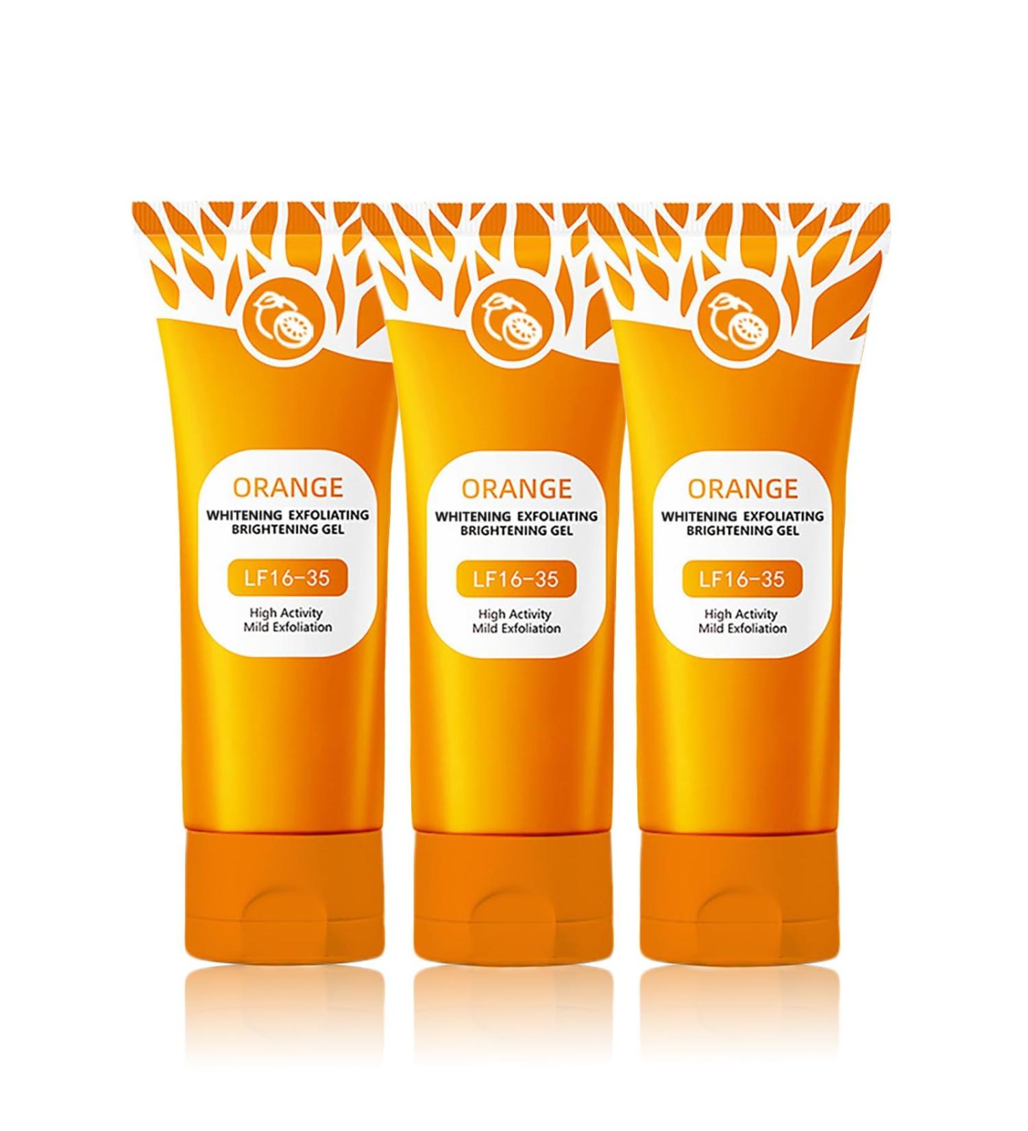  Generisch Natural Orange Exfoliating Gel 2025 - Orange Extract Facial Scrub - Deep Pore Cleansing & Radiant Complexion - Nourishing - Gentle Exfoliating for Face and Body (3 - Buy Online on GoSupps.com