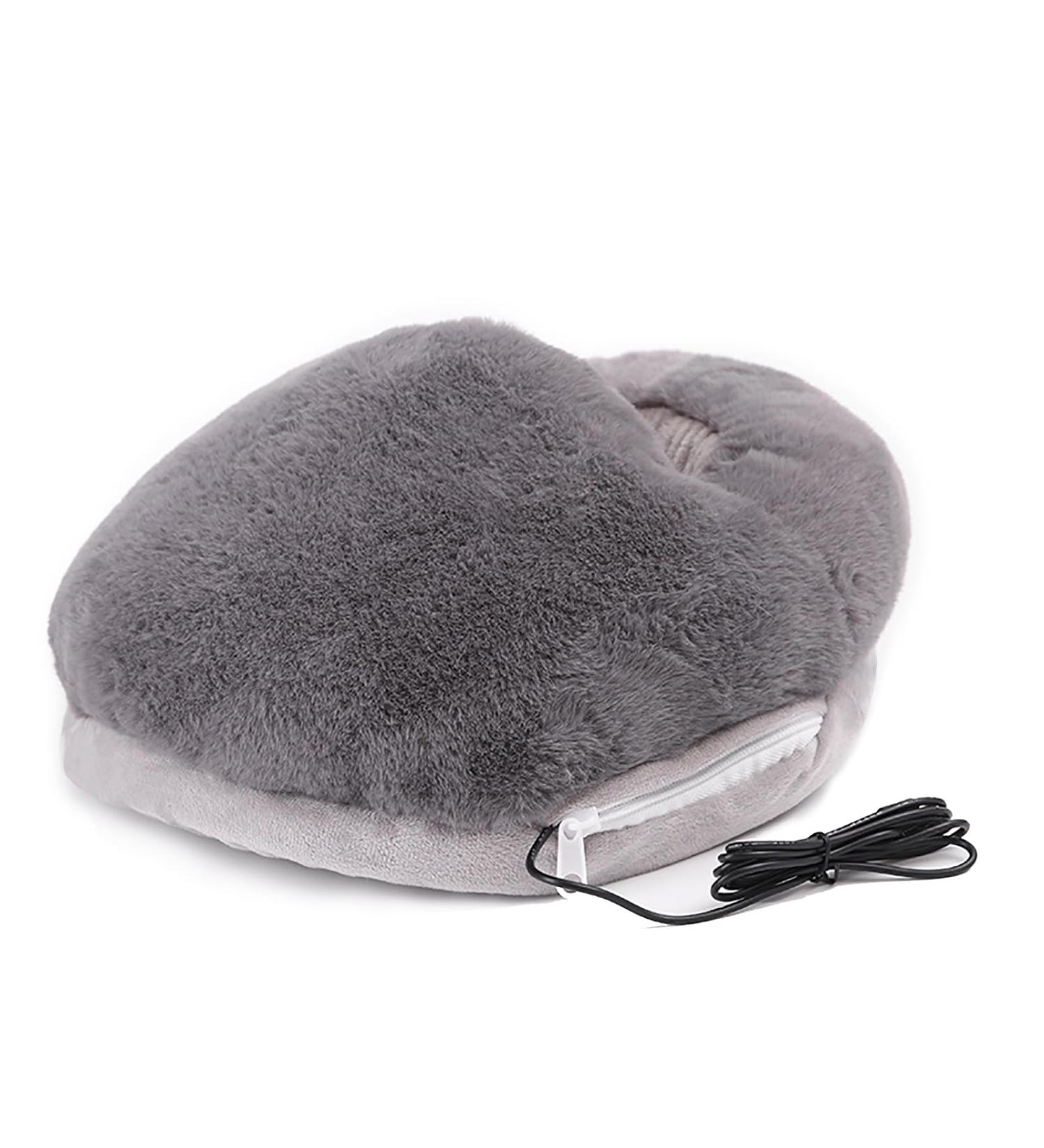 Buy Tita-Dong USB Foot Warmer - Plush Heating Cushion for Men & Women - Washable Electrical Ideal for Home & Office (Gray) - Buy Online on GoSupps.com