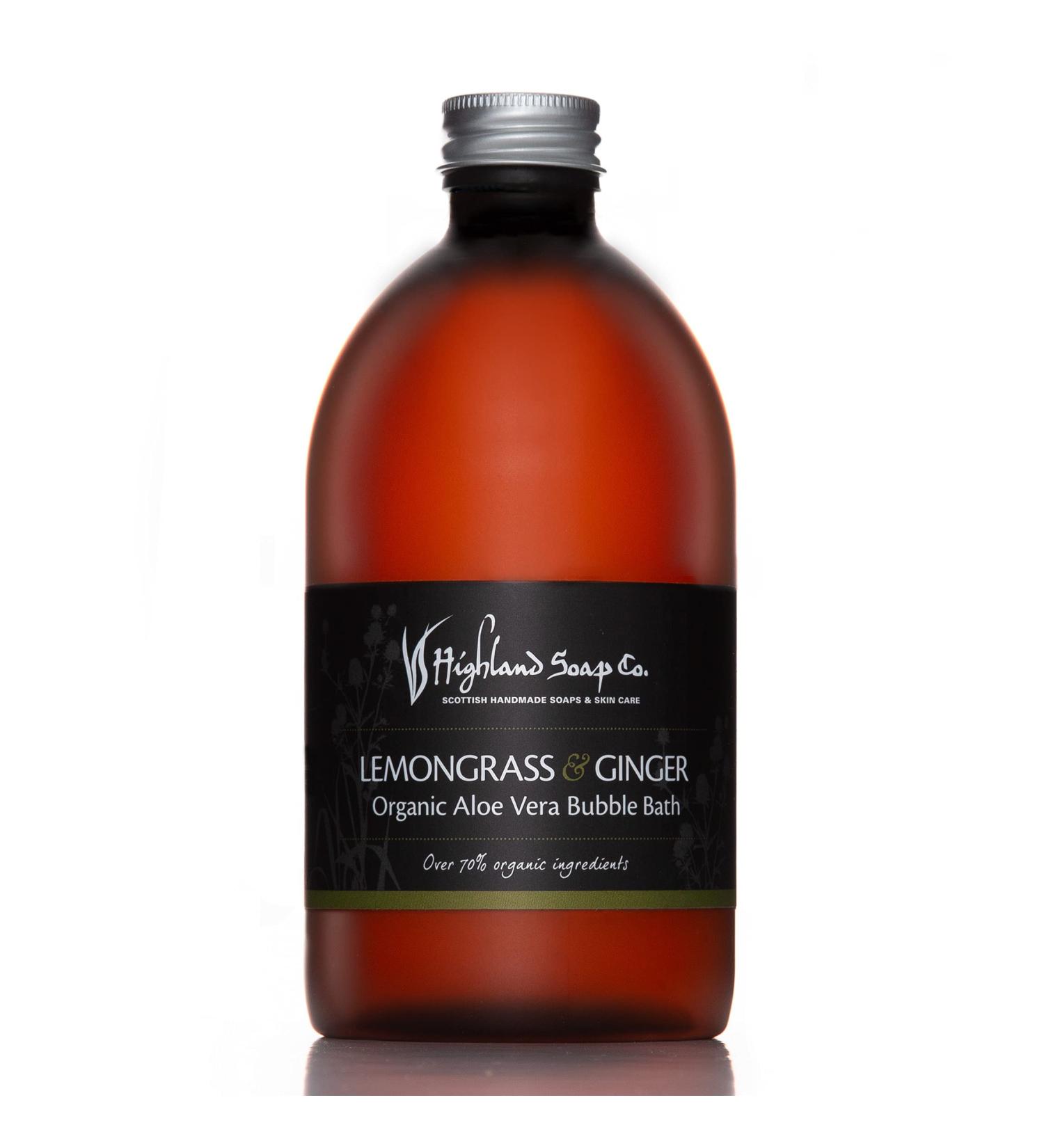 The Highland Soap Company Bubble Bath Lemongrass & Ginger 500ml