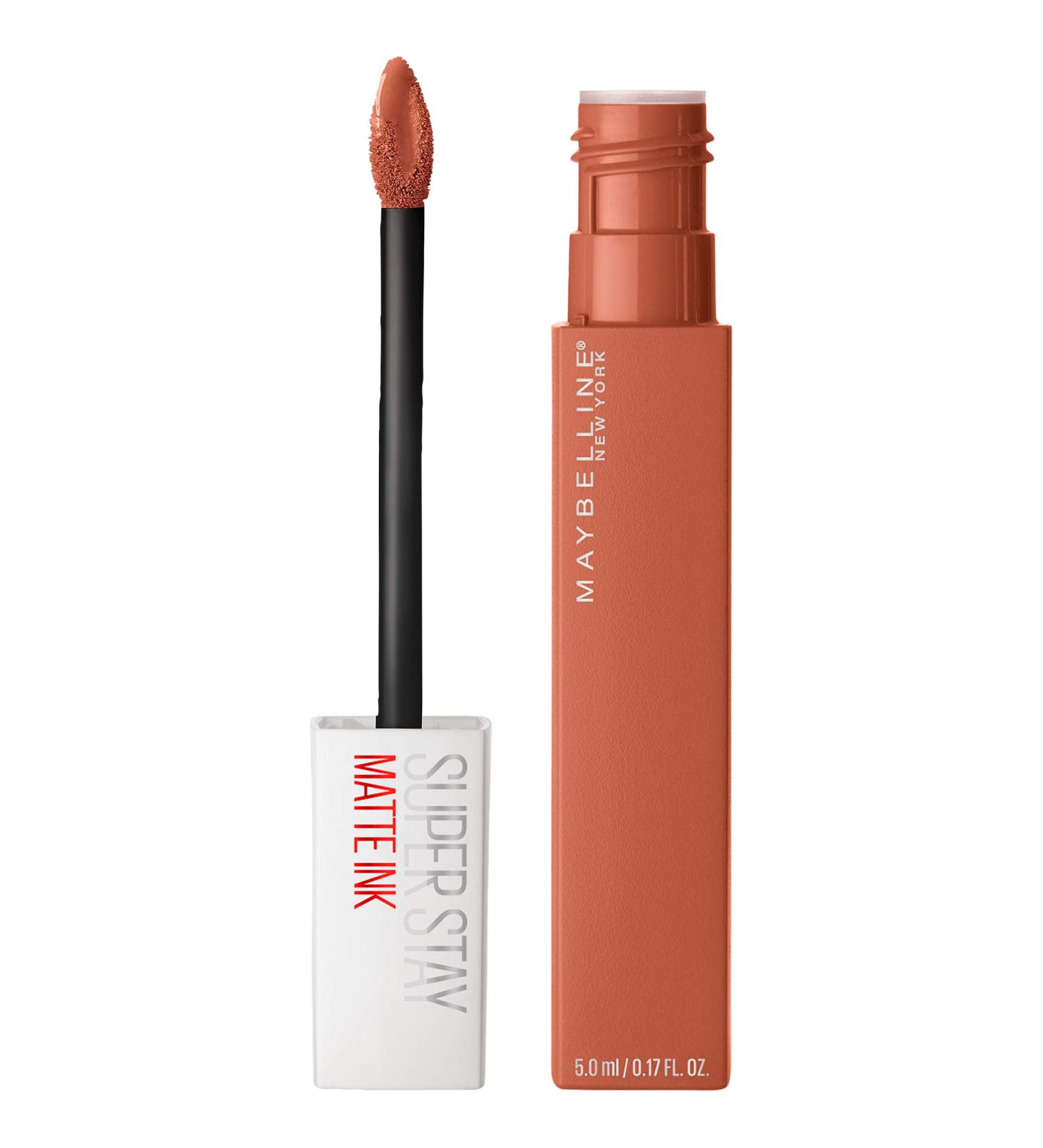 Maybelline SuperStay Matte Ink Un-nude Liquid Lipstick Fighter - 0.17 Fl Oz - Buy Online on GoSupps.com