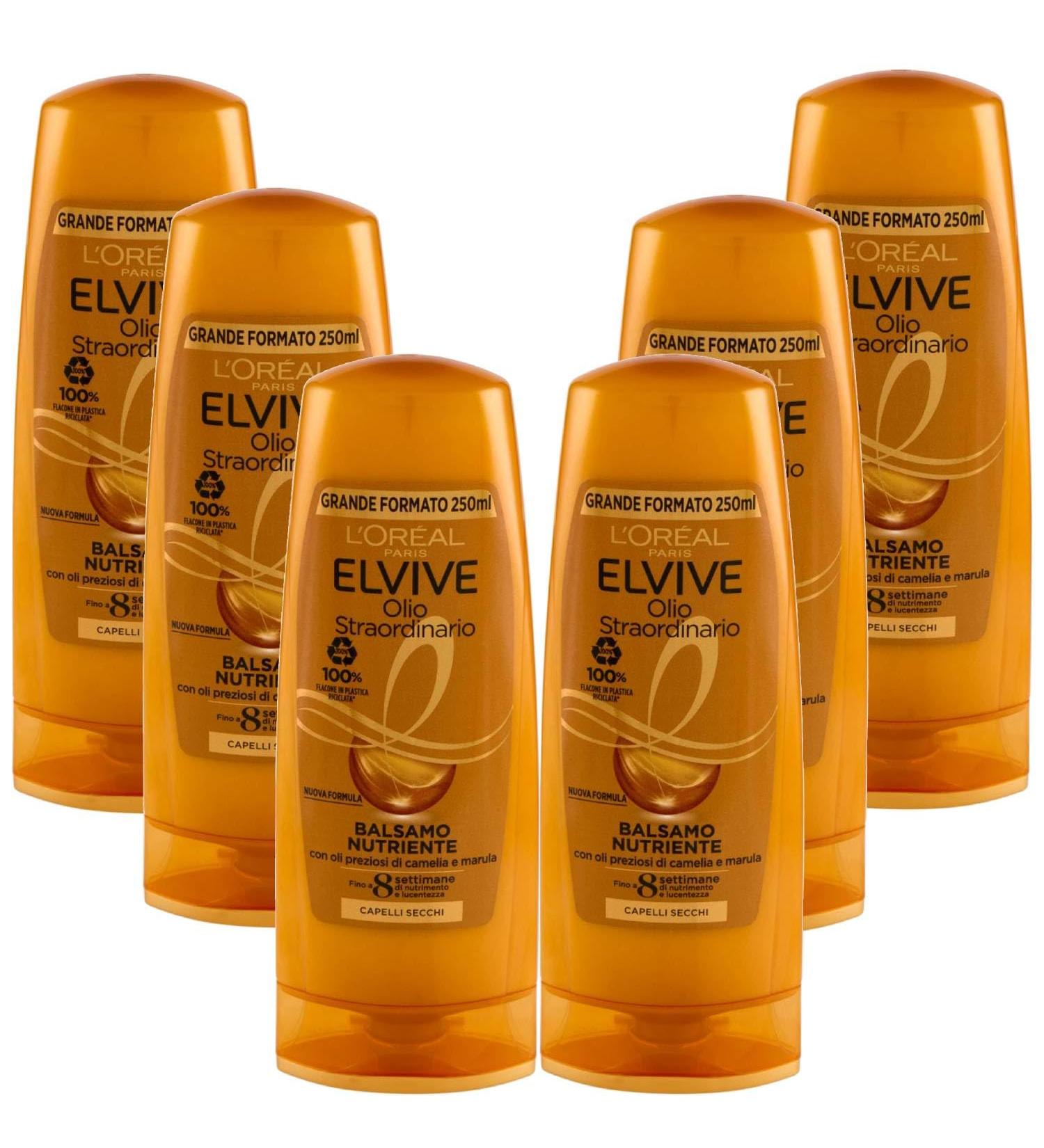  L'OR AL L'oreal Paris Elvive Hair Care Shampoo and Balm (Nourishing Balm 250 ml (6pc)) - Buy Online on GoSupps.com