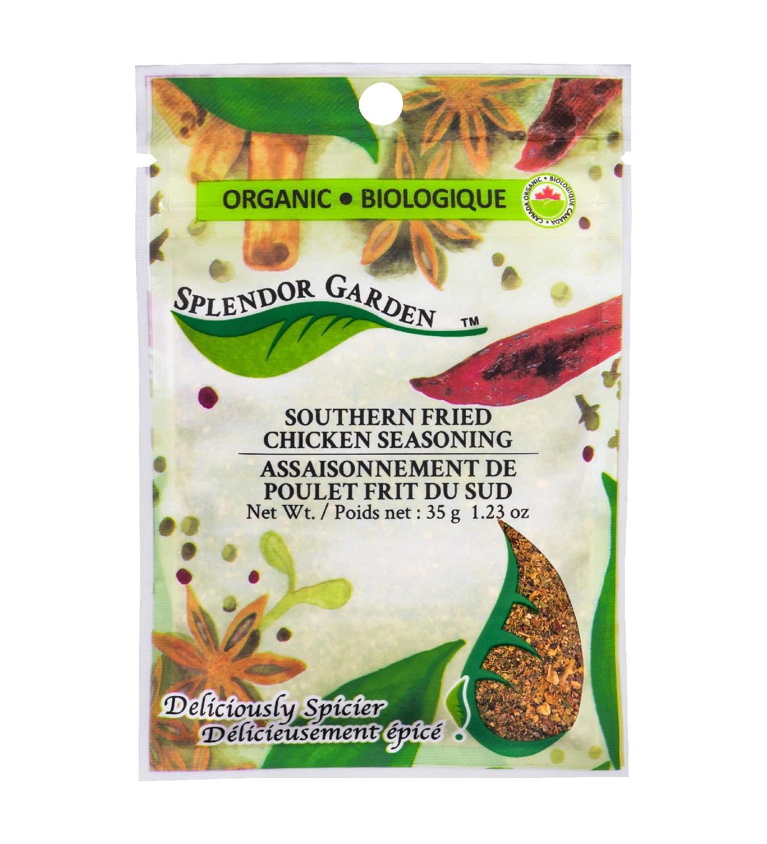 Splendor Garden organic Southern Fried Chicken Seasoning 35.0 Gram 35 g (Pack of 1) - Buy Online on GoSupps.com