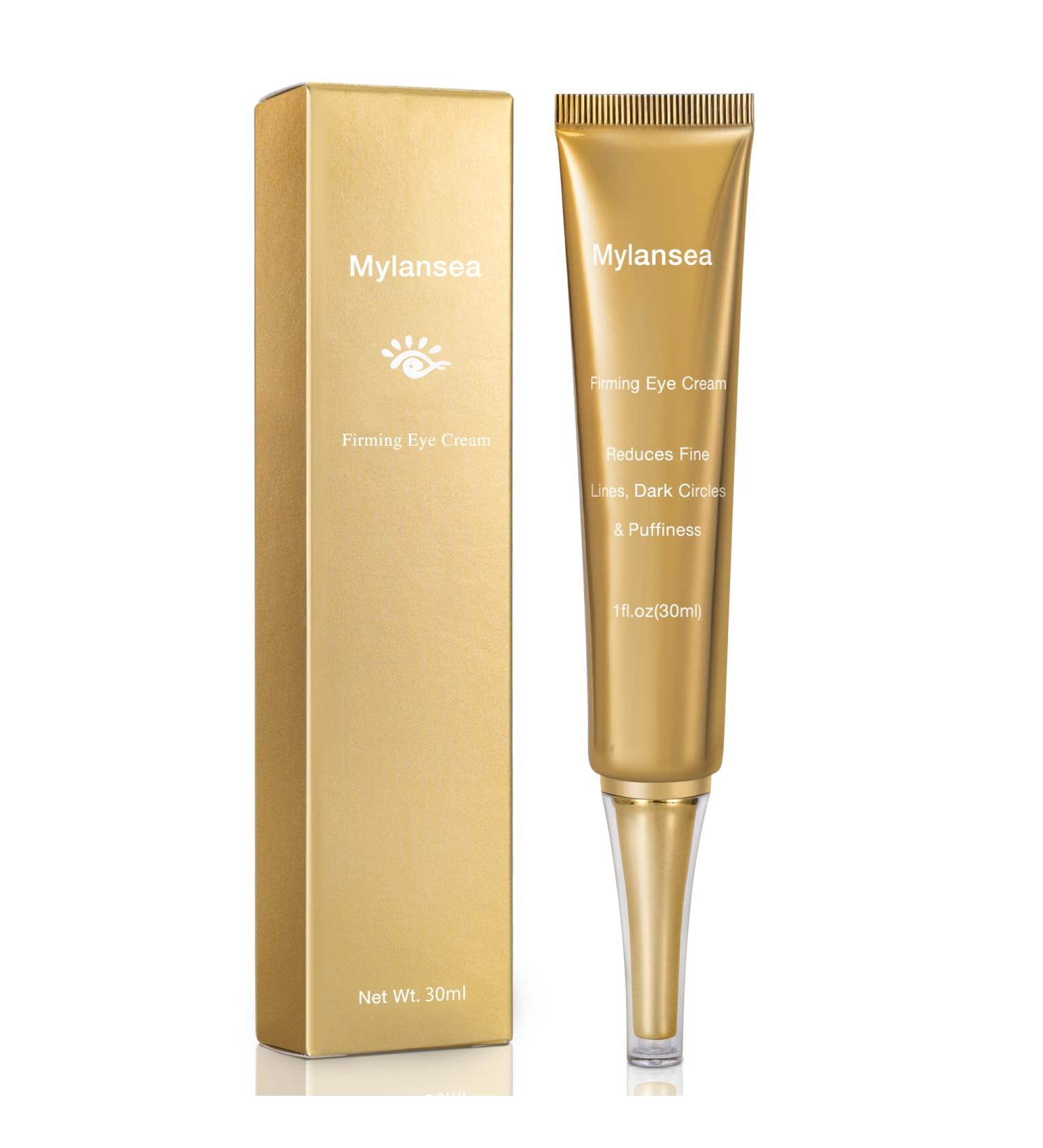 Mylansea Anti Aging Eye Cream with Retinol 1 Oz - Firming, Repair Fine Lines & Wrinkles, Reduce Dark Circles & Puffiness - Buy Online on GoSupps.com