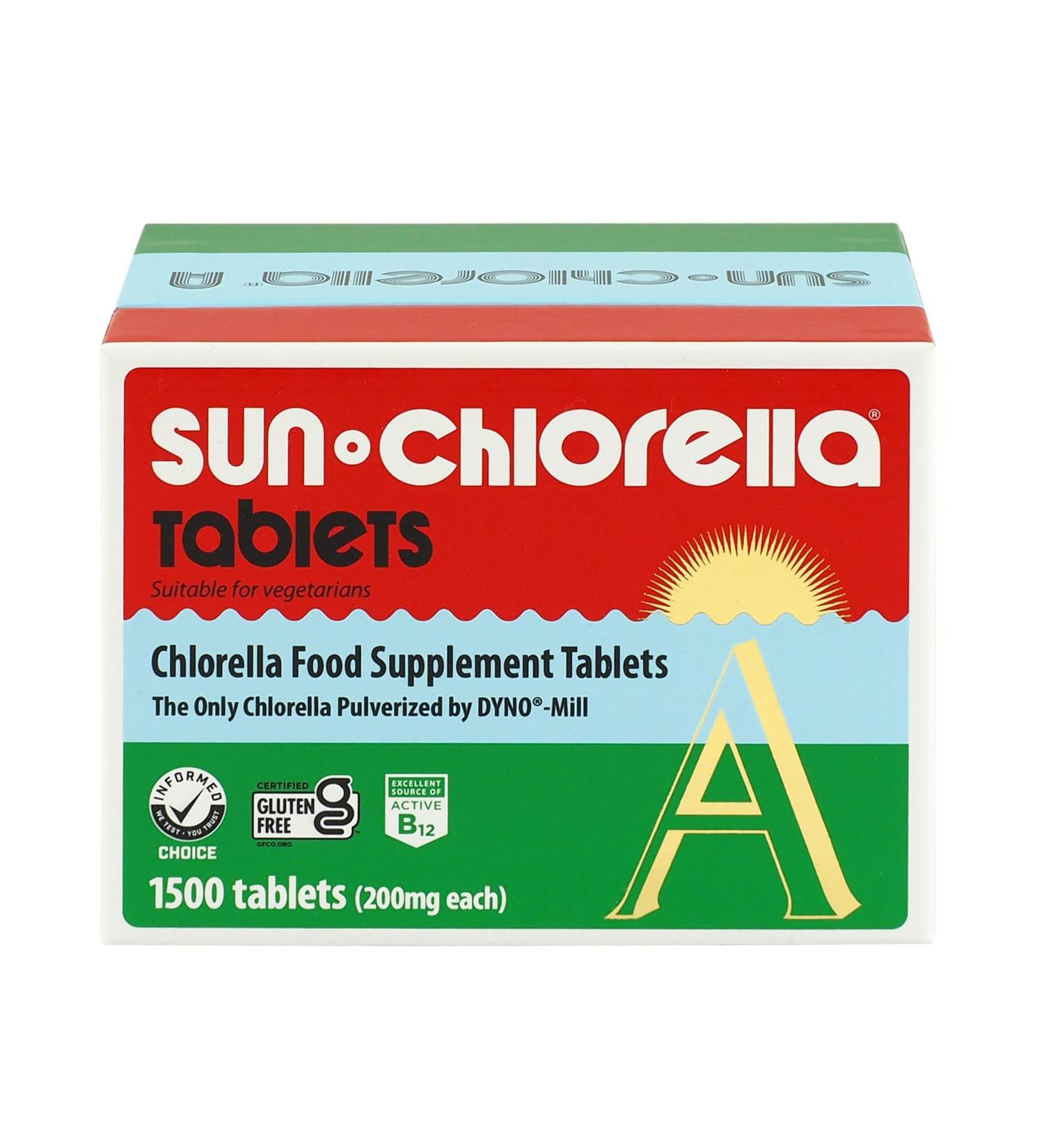 Buy Sun Chlorella A - 1500 Tablets | Premium Quality Superfood for Health & Wellness - Ship Internationally - Buy Online on GoSupps.com