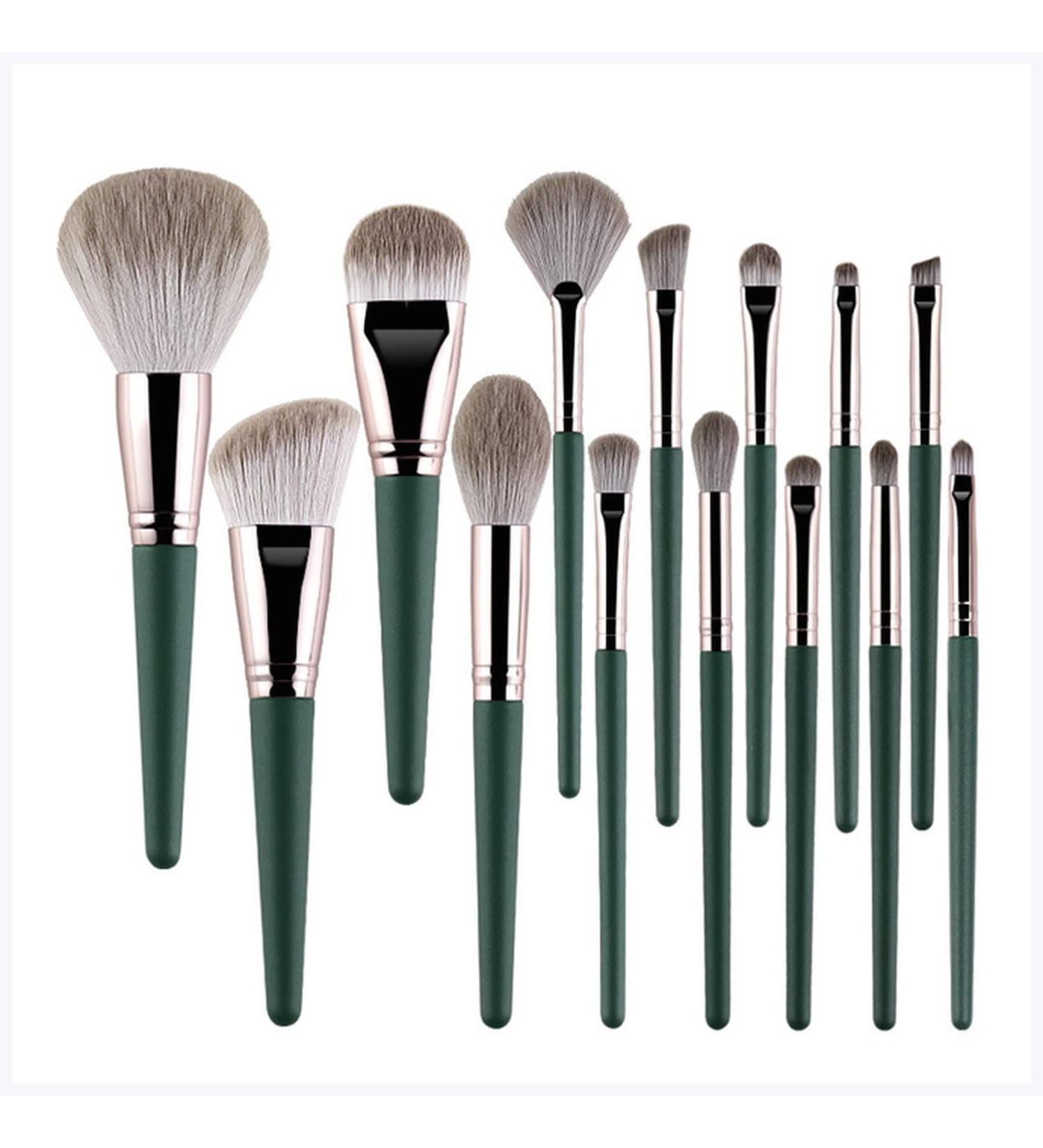 Makeup brushes 14-piece makeup brush set makeup foundation blush eyeshadow lip blend wooden makeup brush tool kit Makeup brush set (Size : China) - Buy Online on GoSupps.com